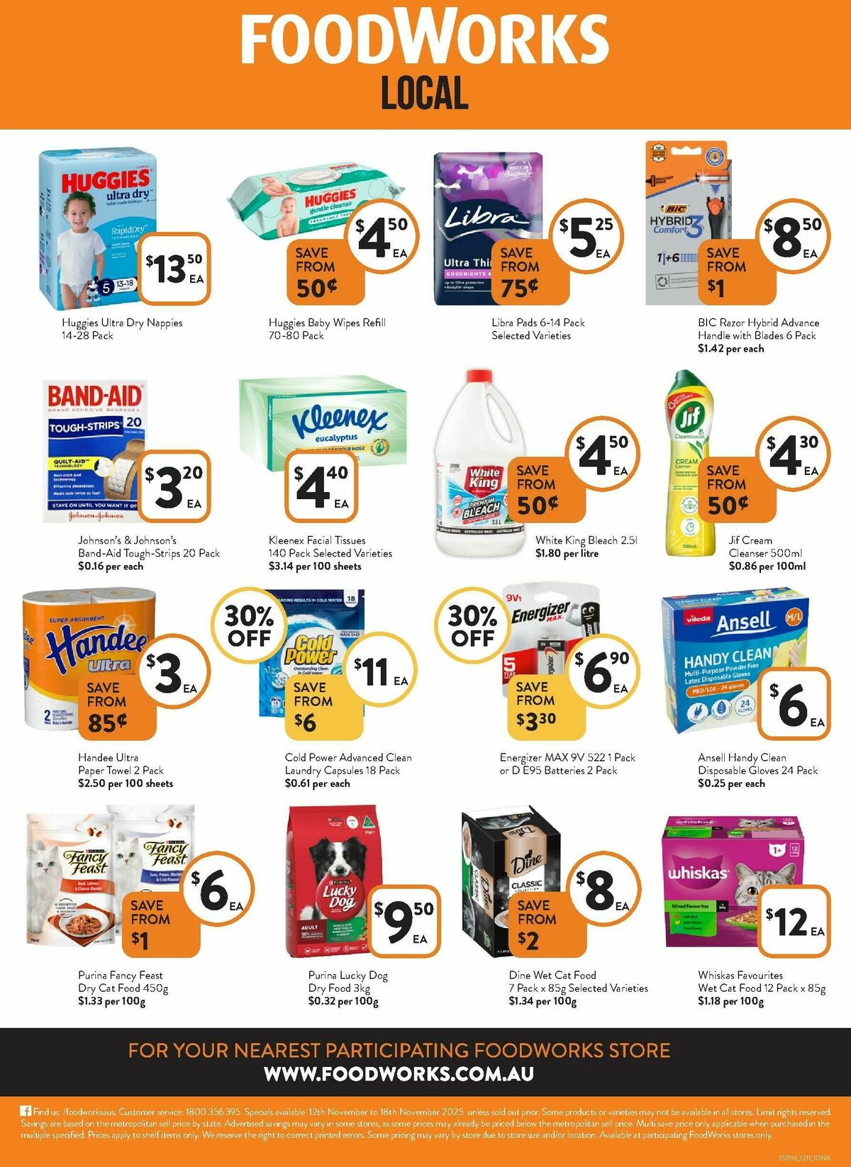 FoodWorks Catalogues from 12 November