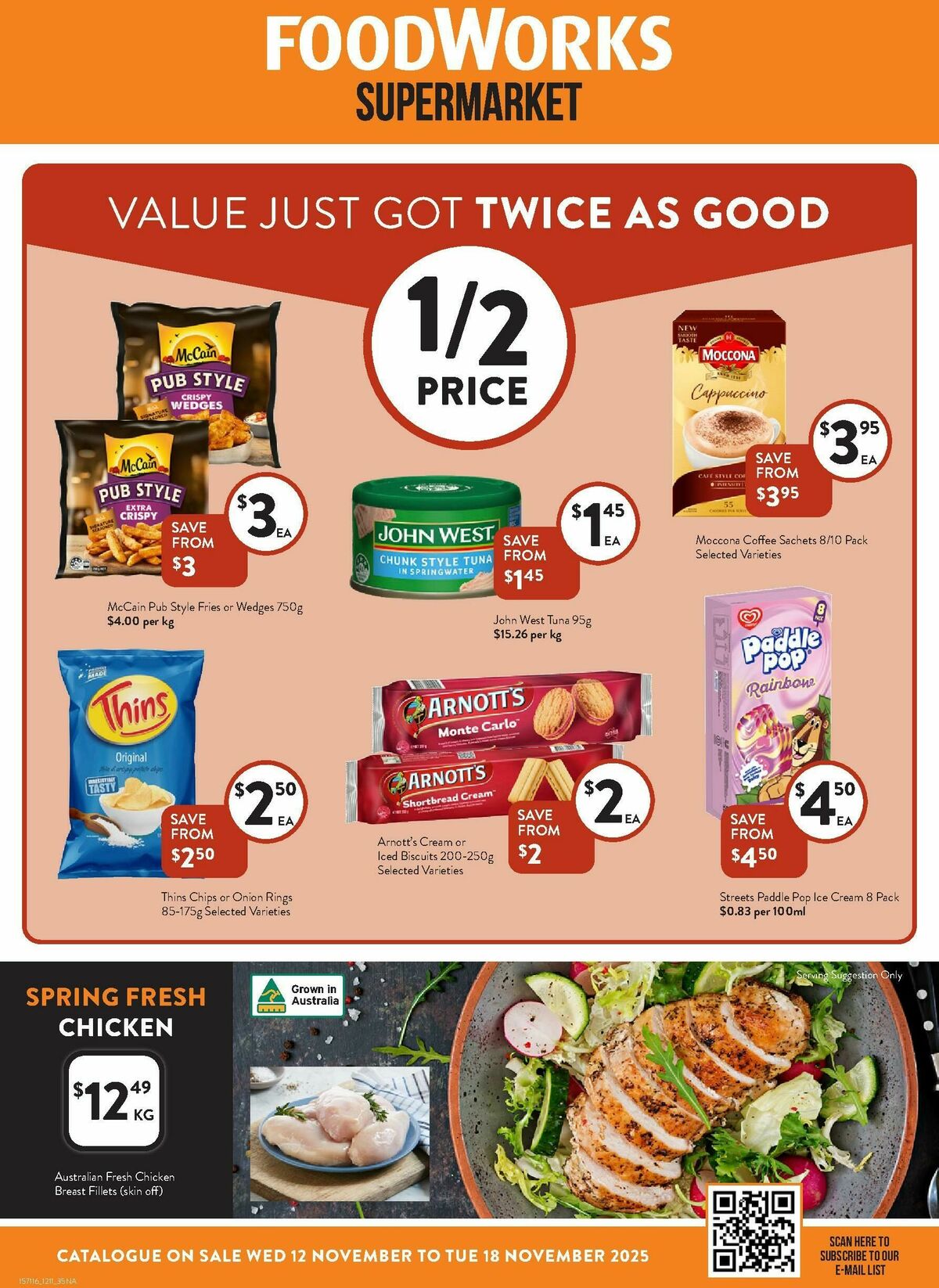 FoodWorks Supermarket Catalogues from 12 November