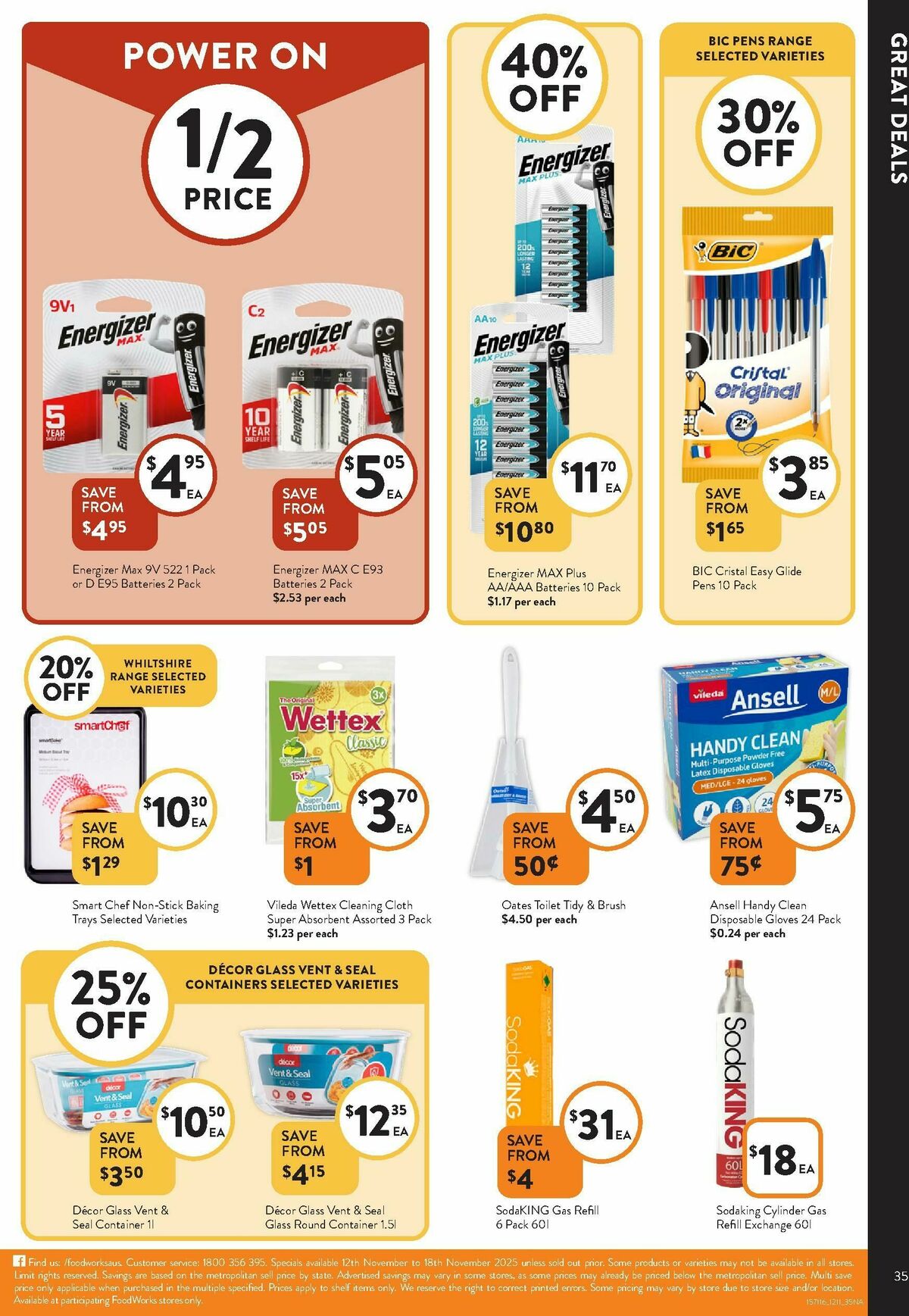 FoodWorks Supermarket Catalogues from 12 November