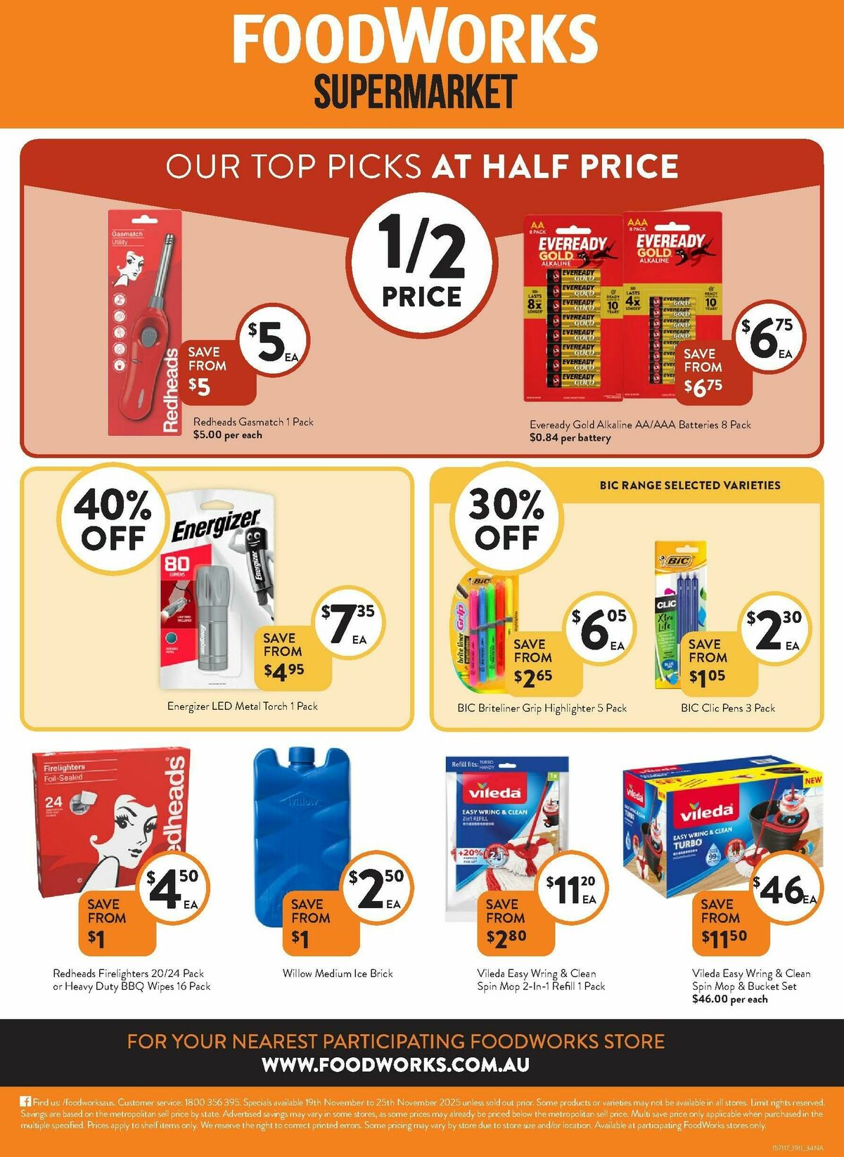 FoodWorks Supermarket Catalogues from 19 November