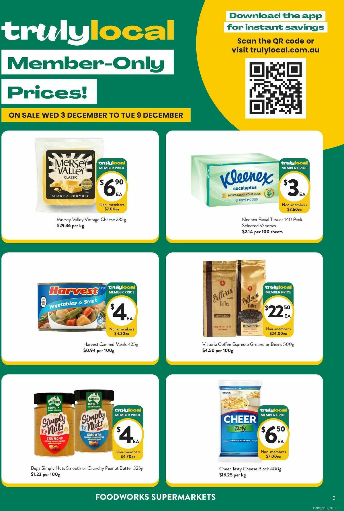 FoodWorks Member Only Prices! Catalogues from 3 December
