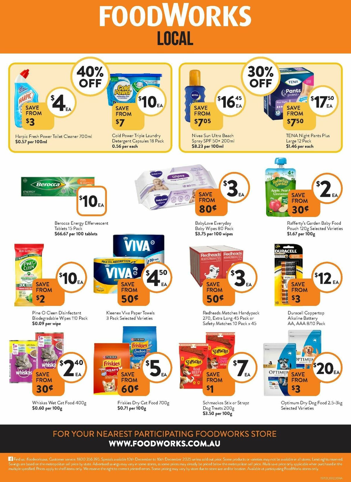 FoodWorks Catalogues from 10 December