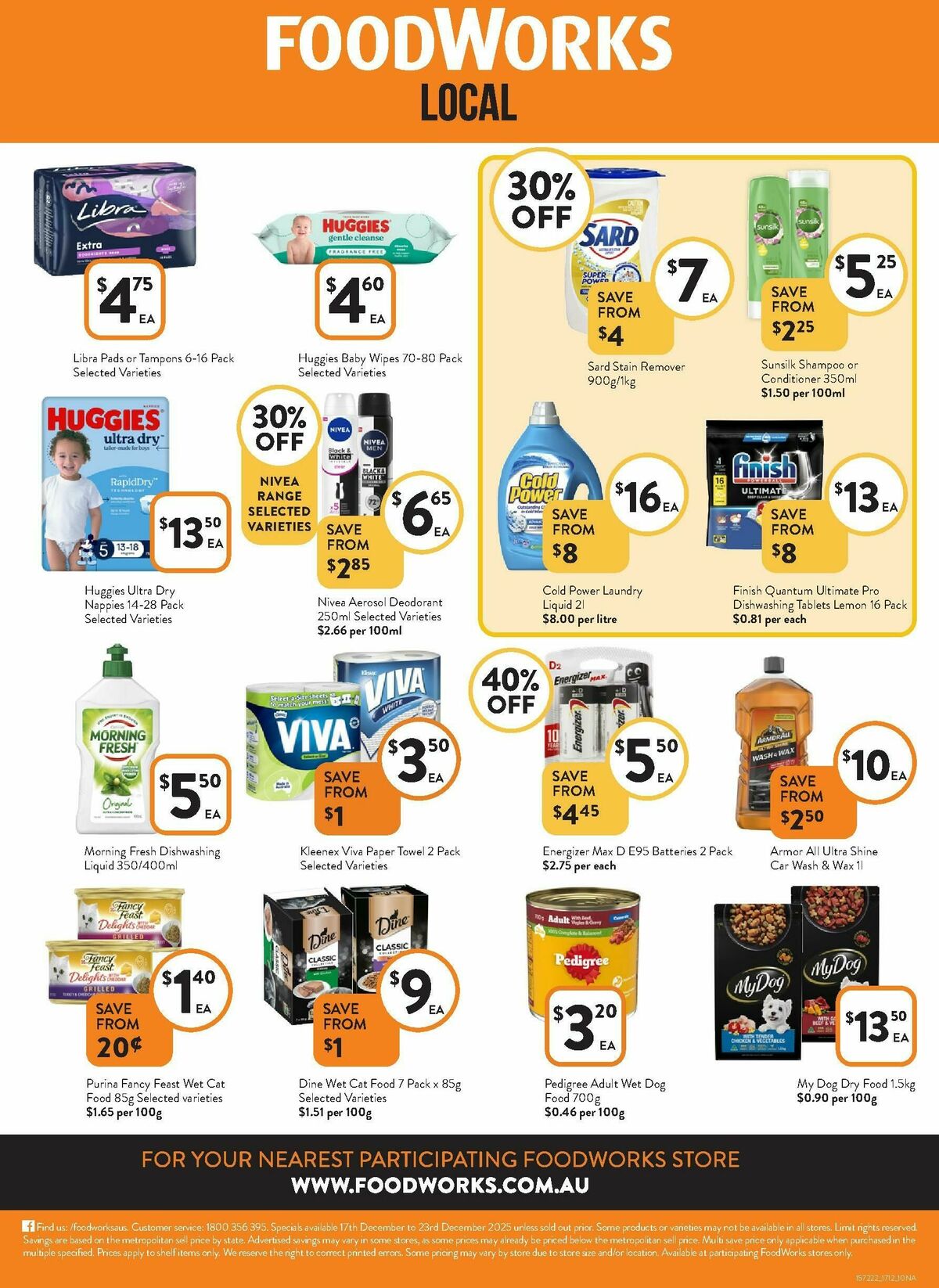 FoodWorks Catalogues from 17 December