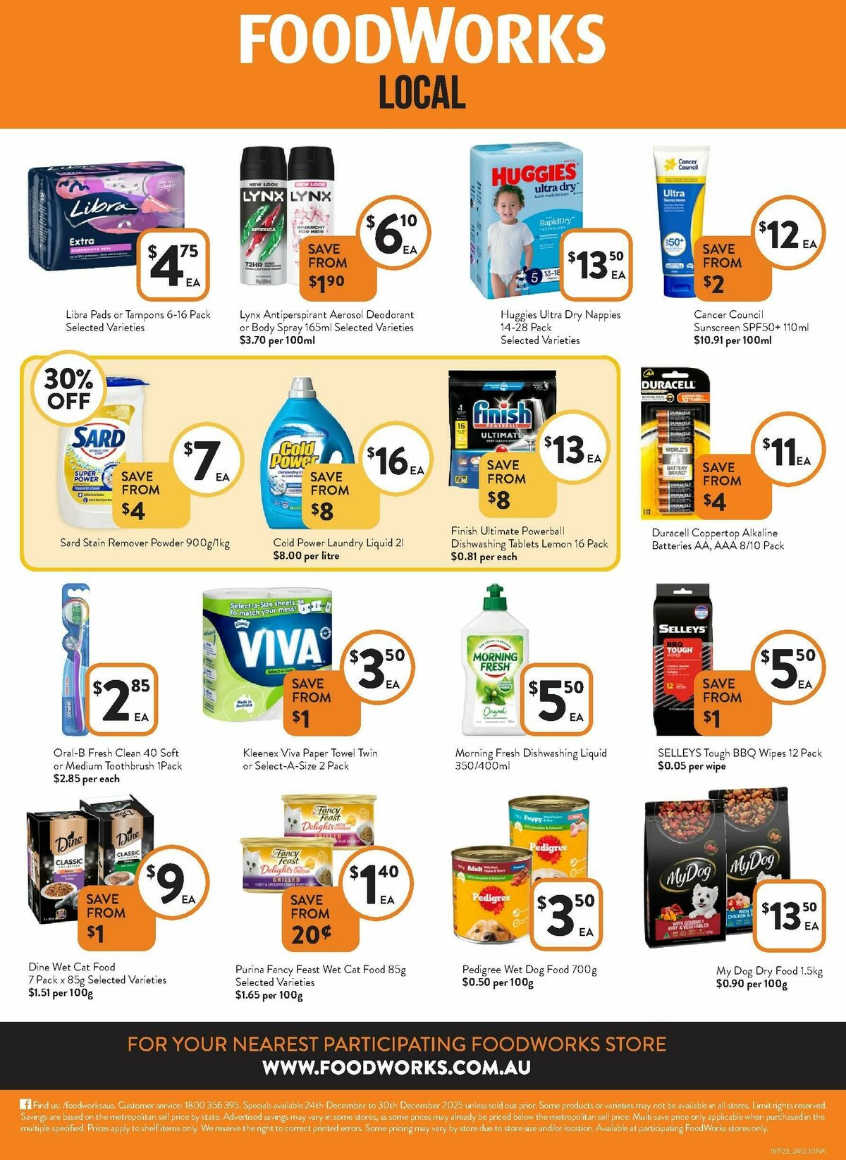 FoodWorks Catalogues from 24 December