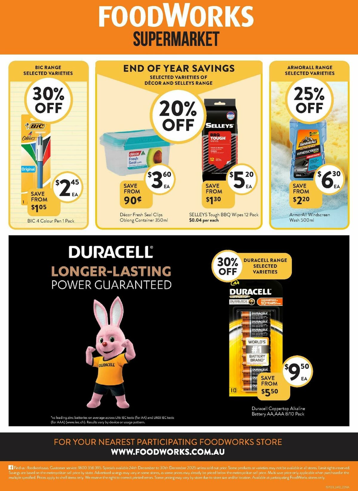 FoodWorks Supermarket Catalogues from 24 December