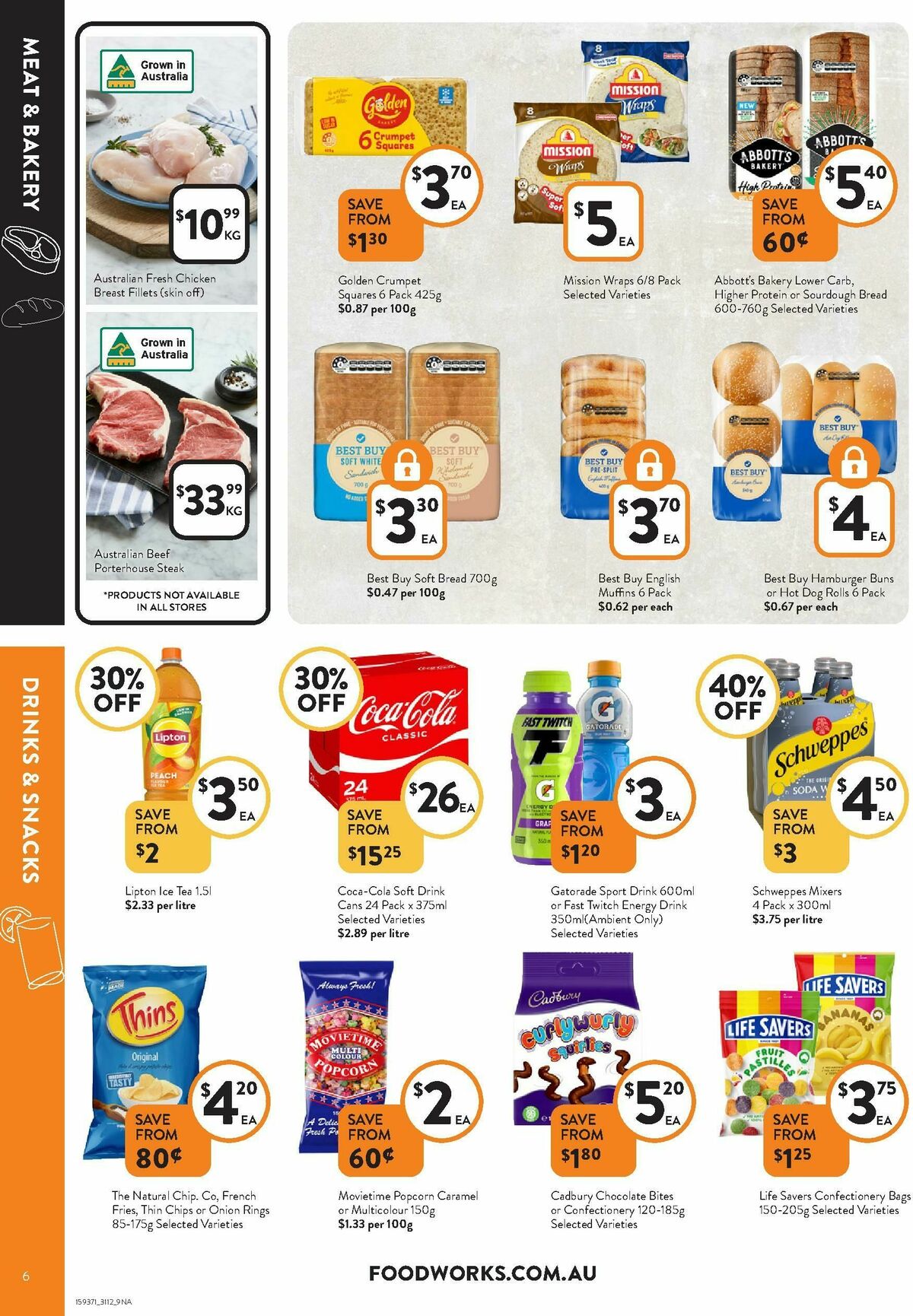 FoodWorks Catalogues from 31 December