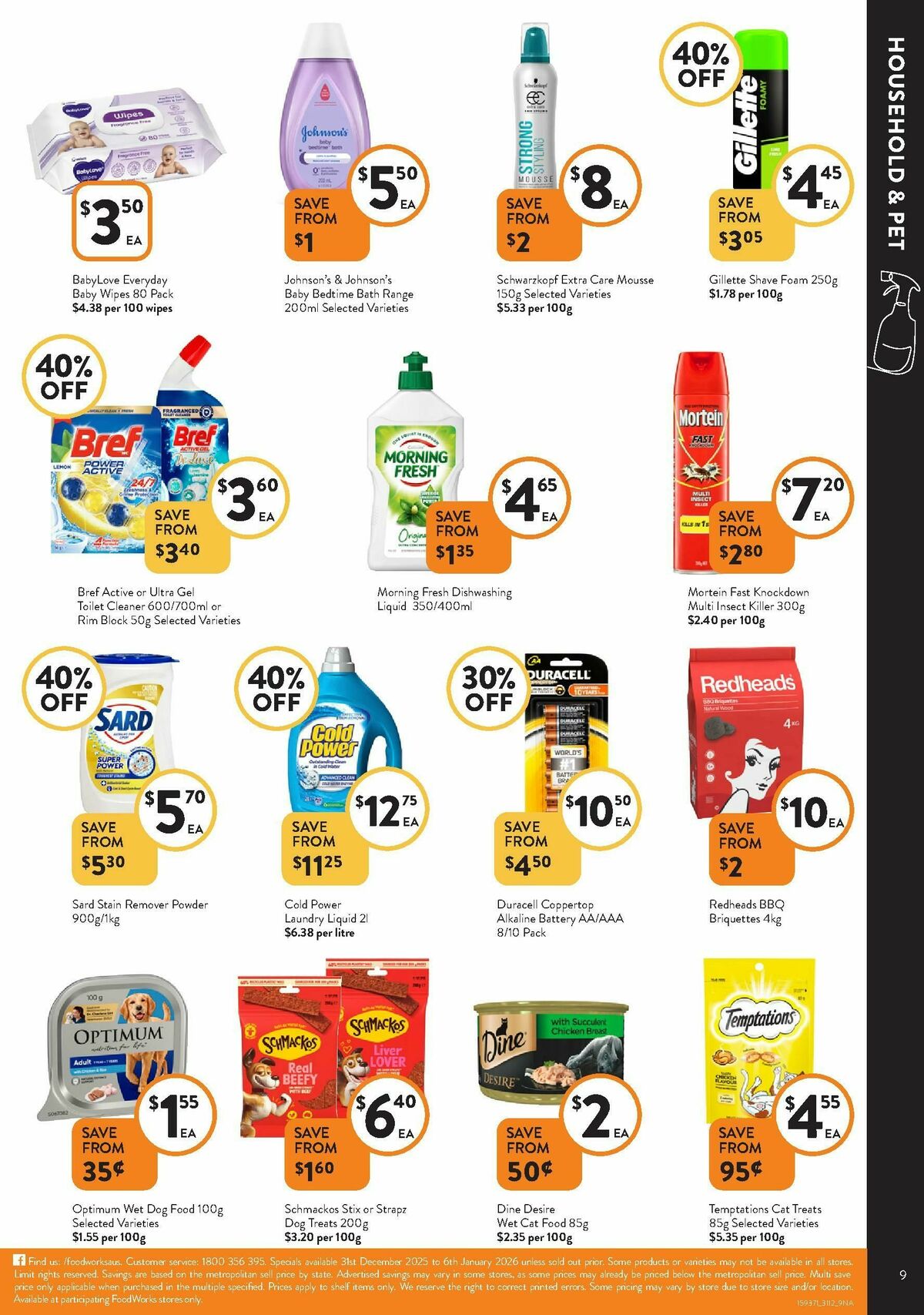 FoodWorks Catalogues from 31 December