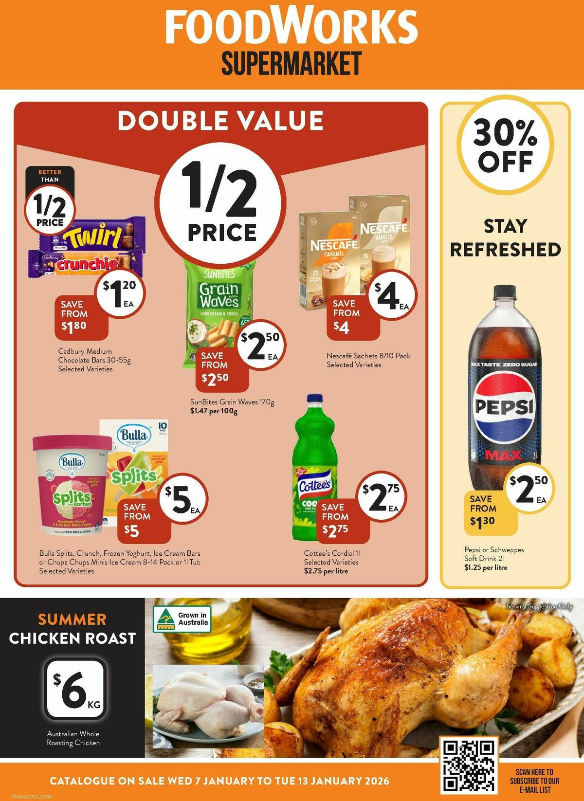 FoodWorks Supermarket Catalogues from 7 January