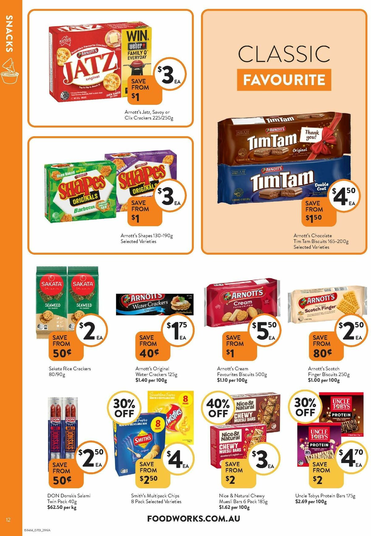 FoodWorks Supermarket Catalogues from 7 January