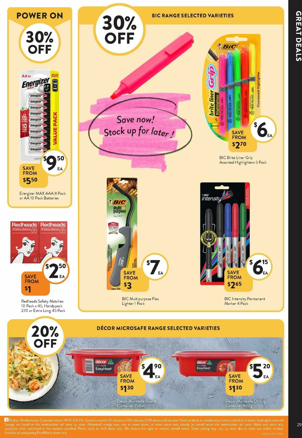FoodWorks Supermarket Catalogues from 7 January