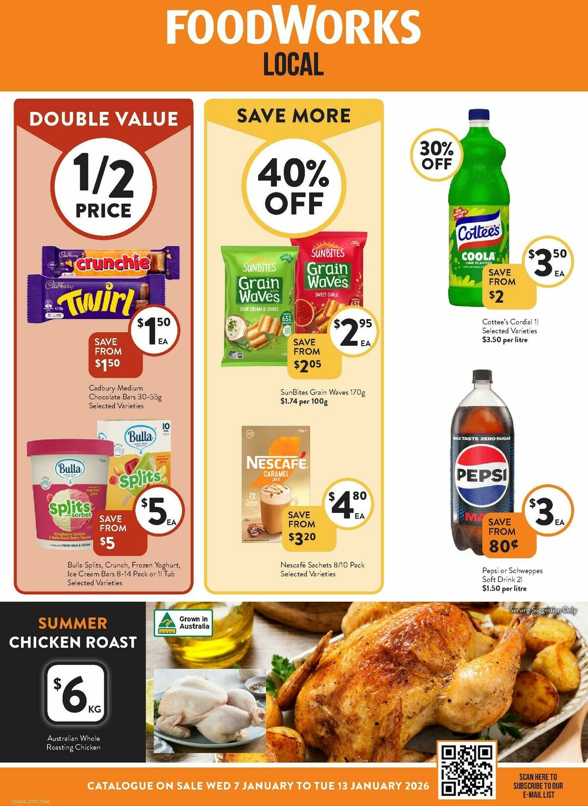 FoodWorks Catalogues from 7 January