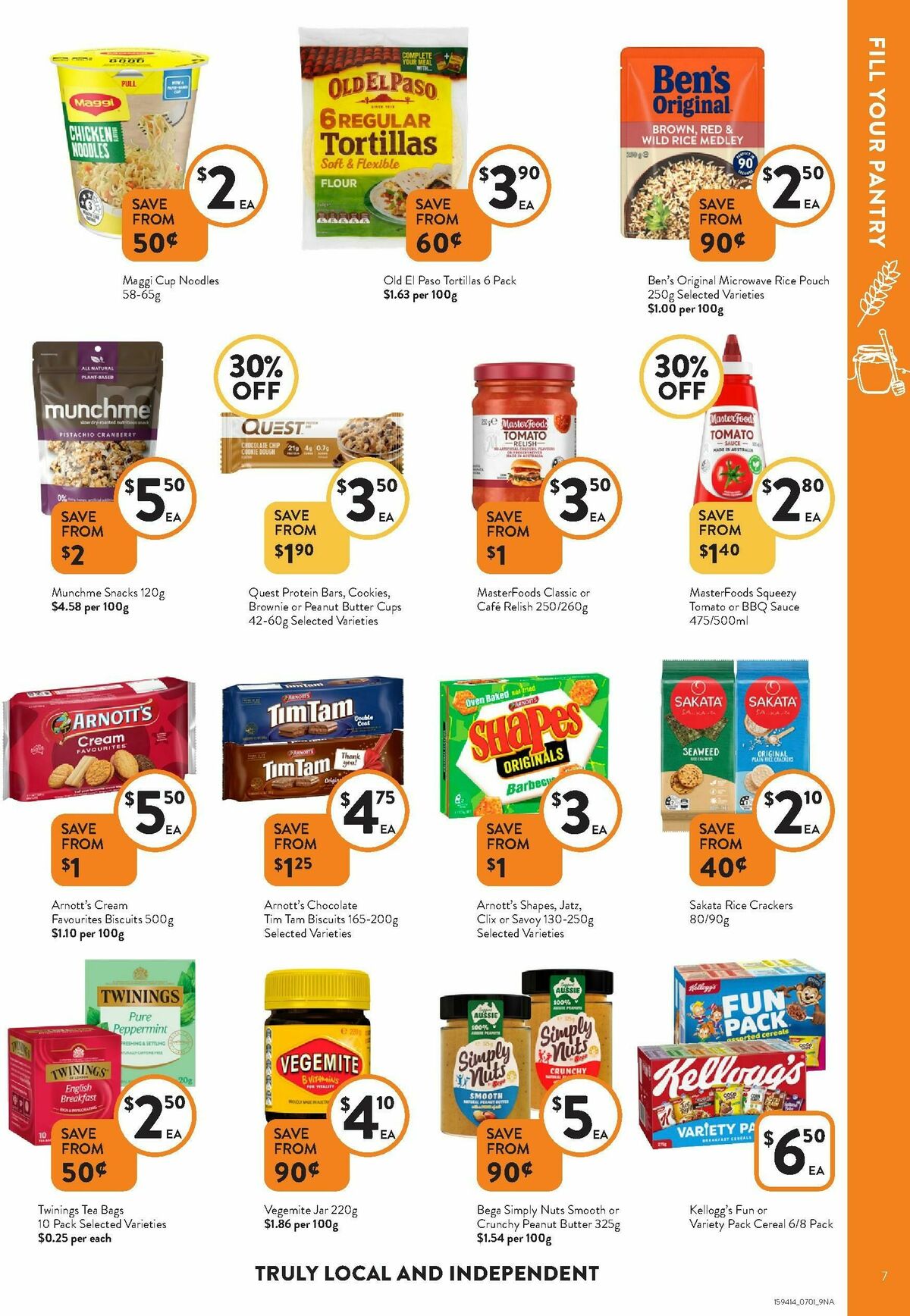 FoodWorks Catalogues from 7 January