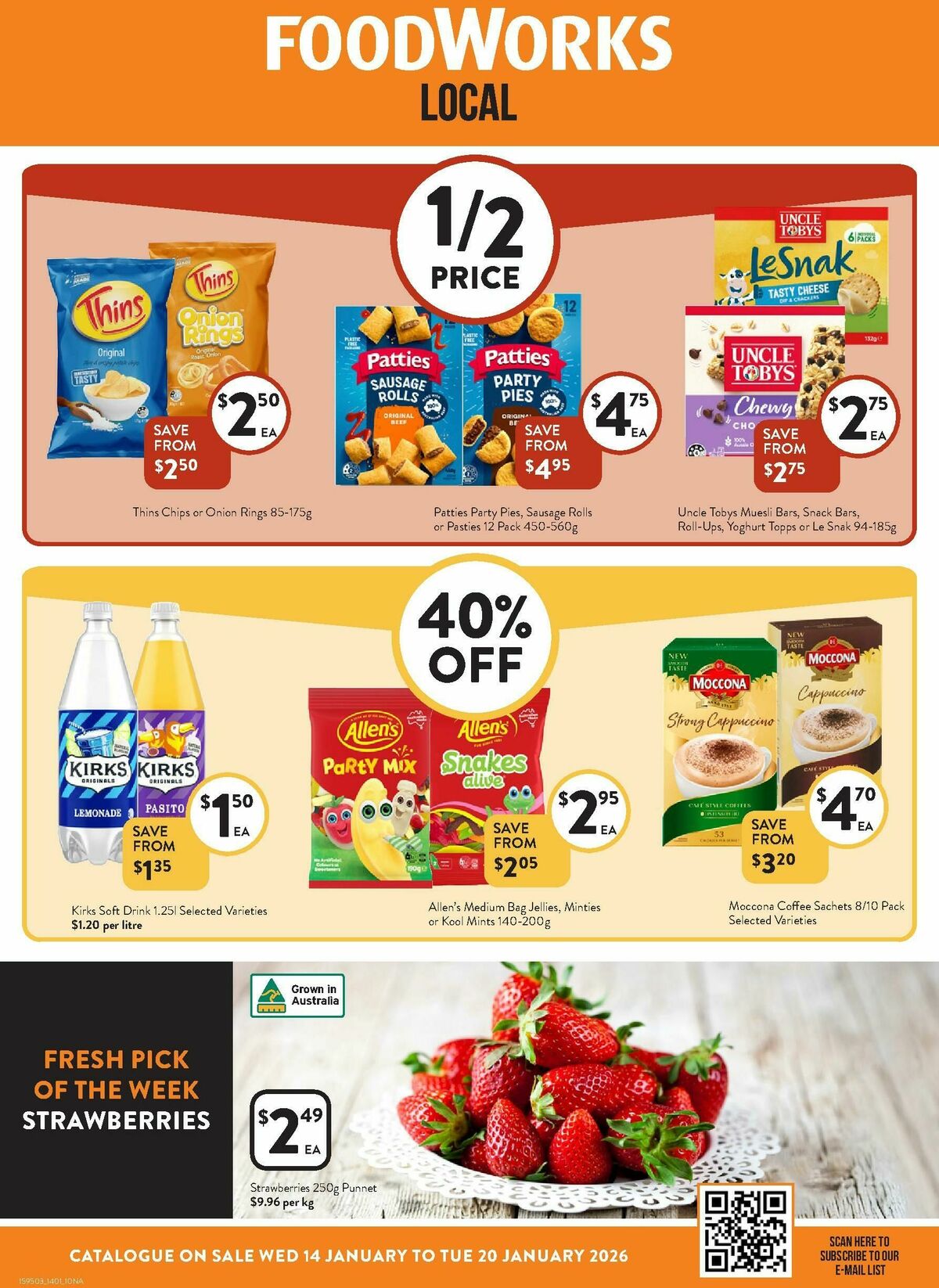 FoodWorks Catalogues from 14 January