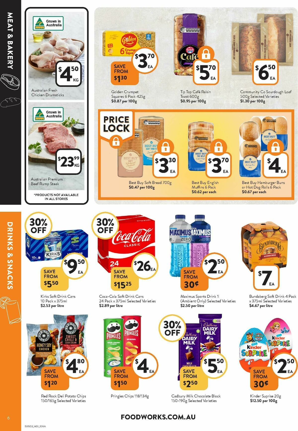 FoodWorks Catalogues from 14 January