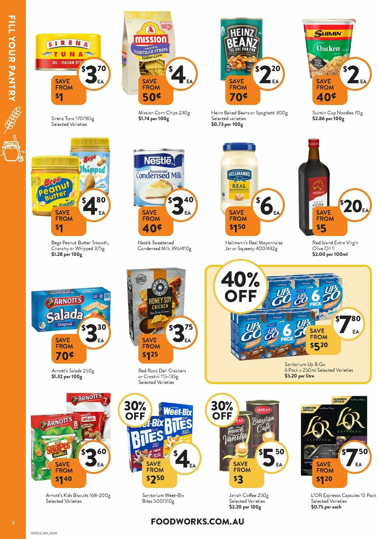 FoodWorks Catalogues from 14 January