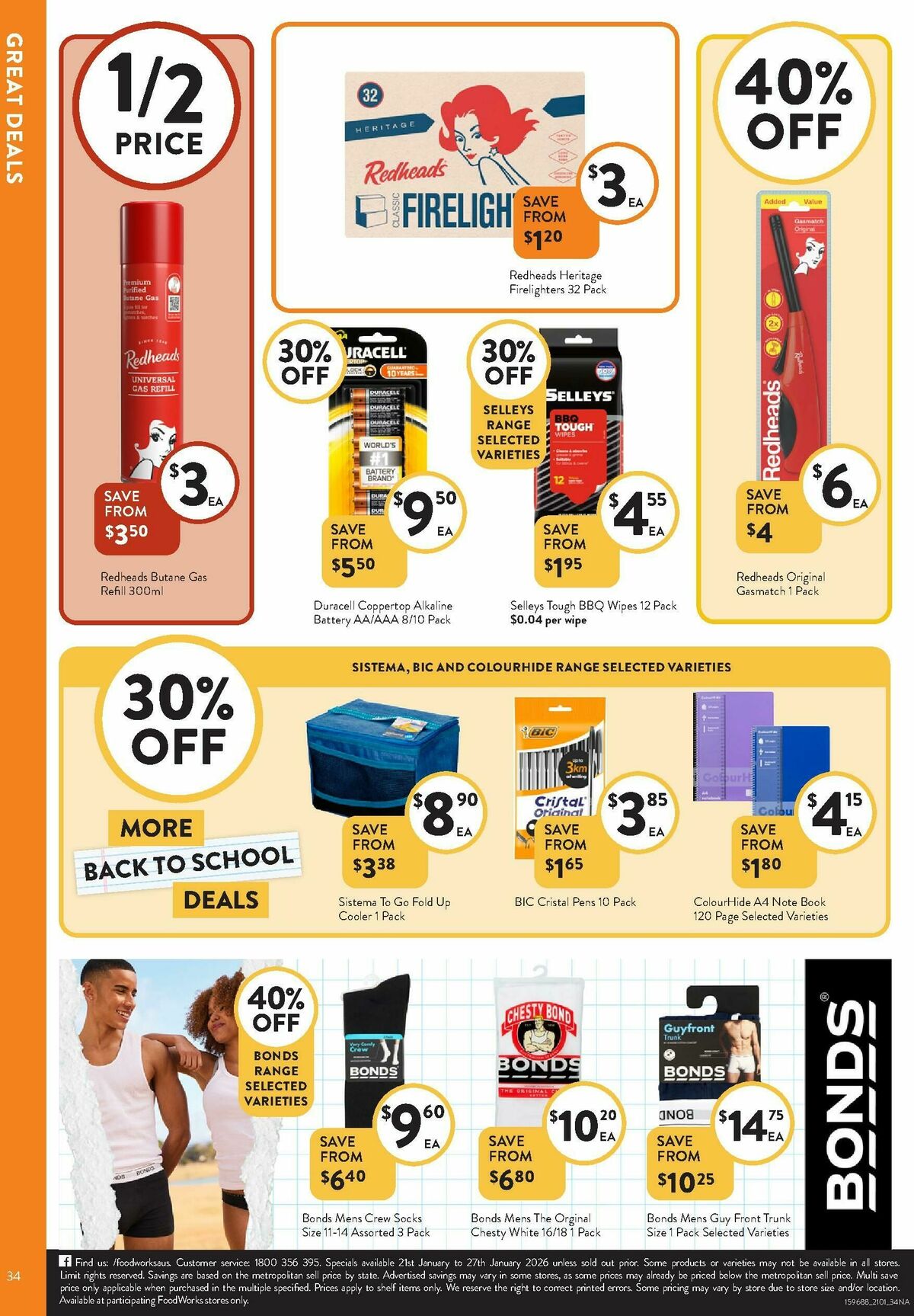 FoodWorks Supermarket Catalogues from 21 January