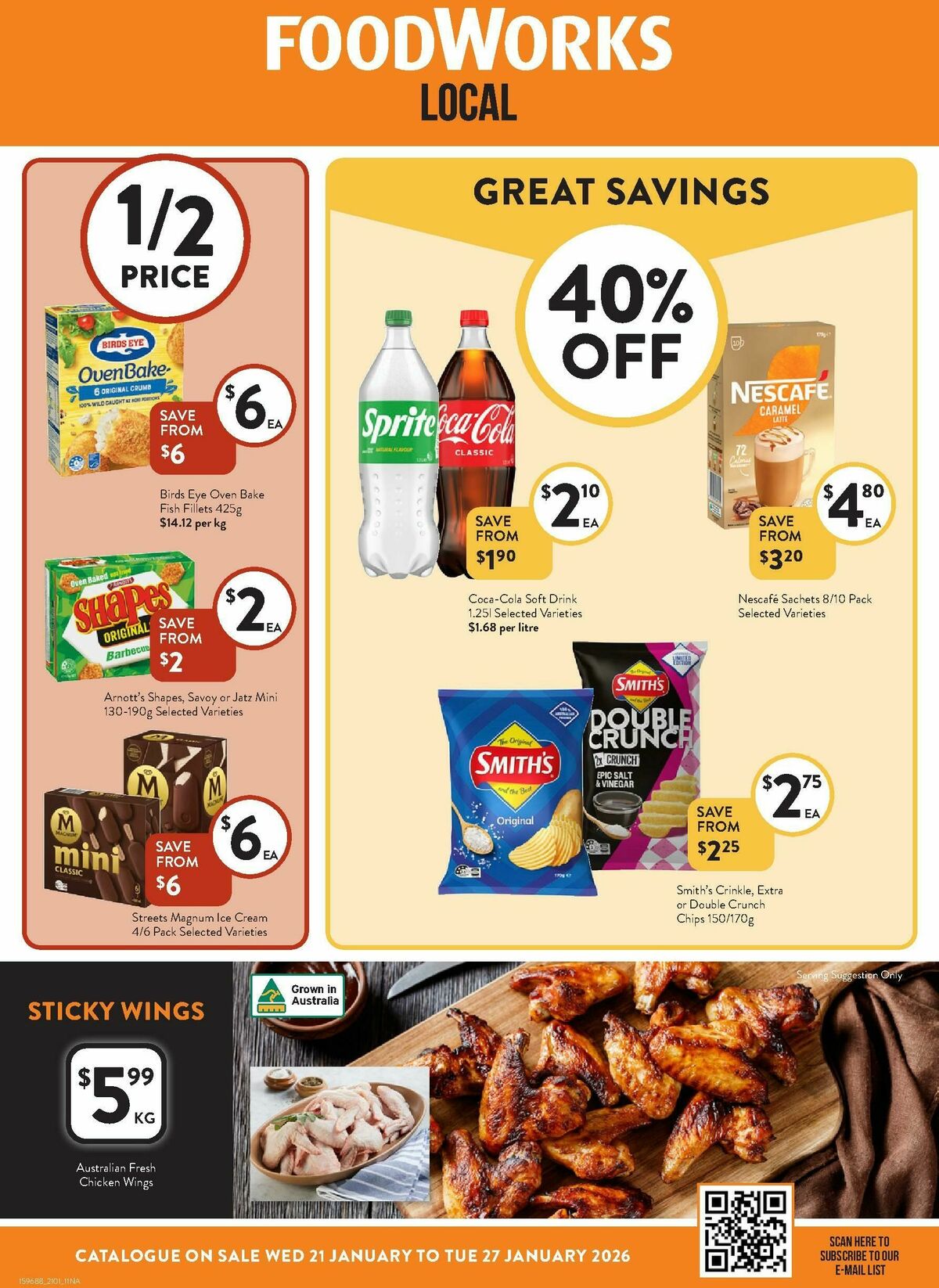 FoodWorks Catalogues from 21 January