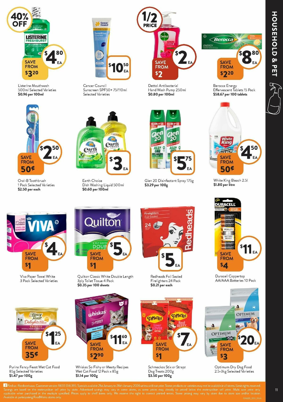 FoodWorks Catalogues from 21 January