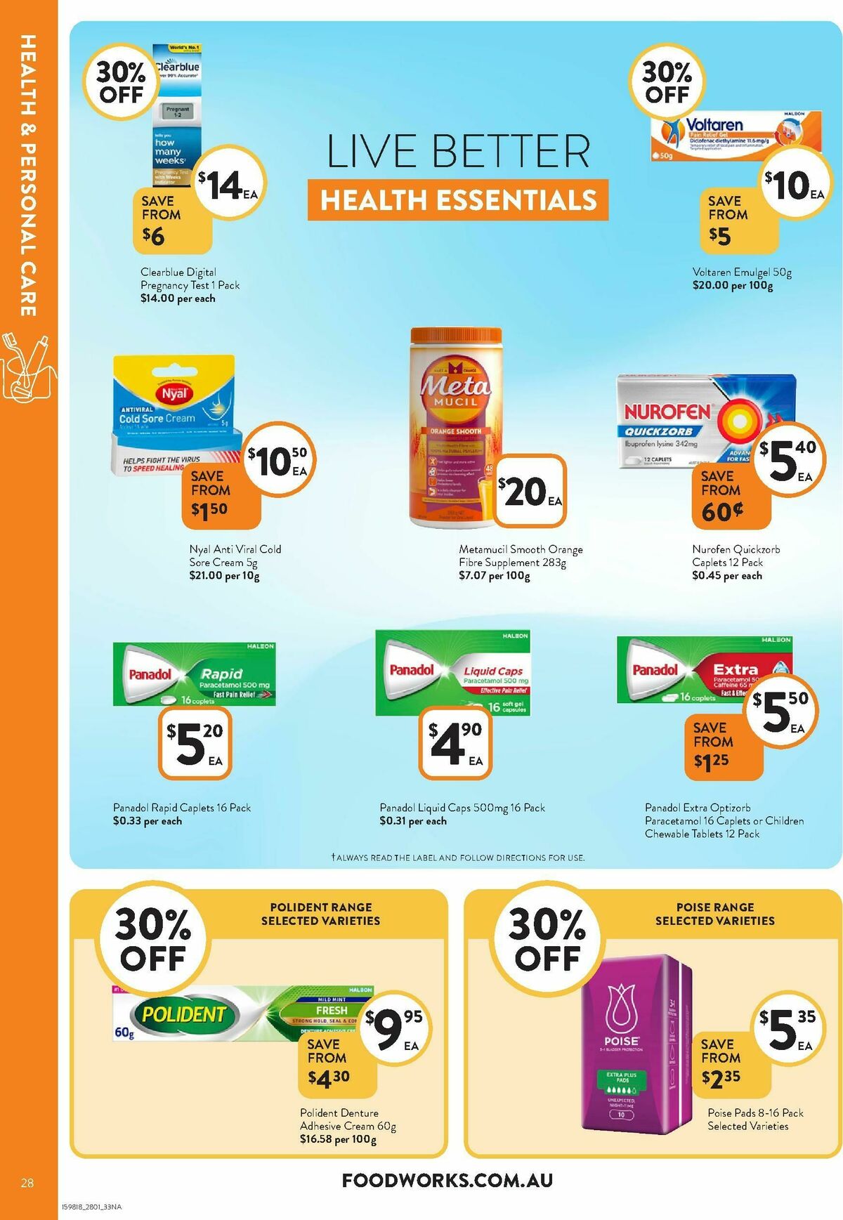 FoodWorks Supermarket Catalogues from 28 January