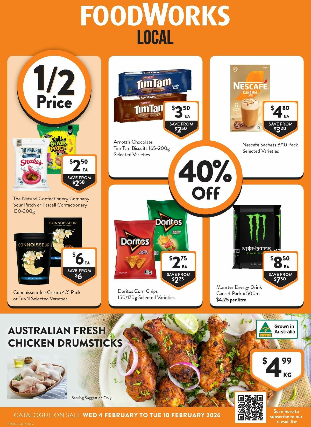 FoodWorks Catalogues from 4 February