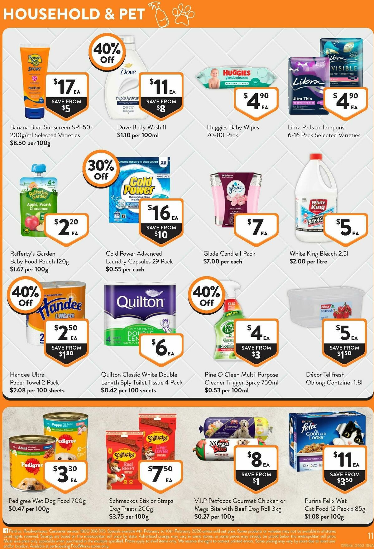 FoodWorks Catalogues from 4 February