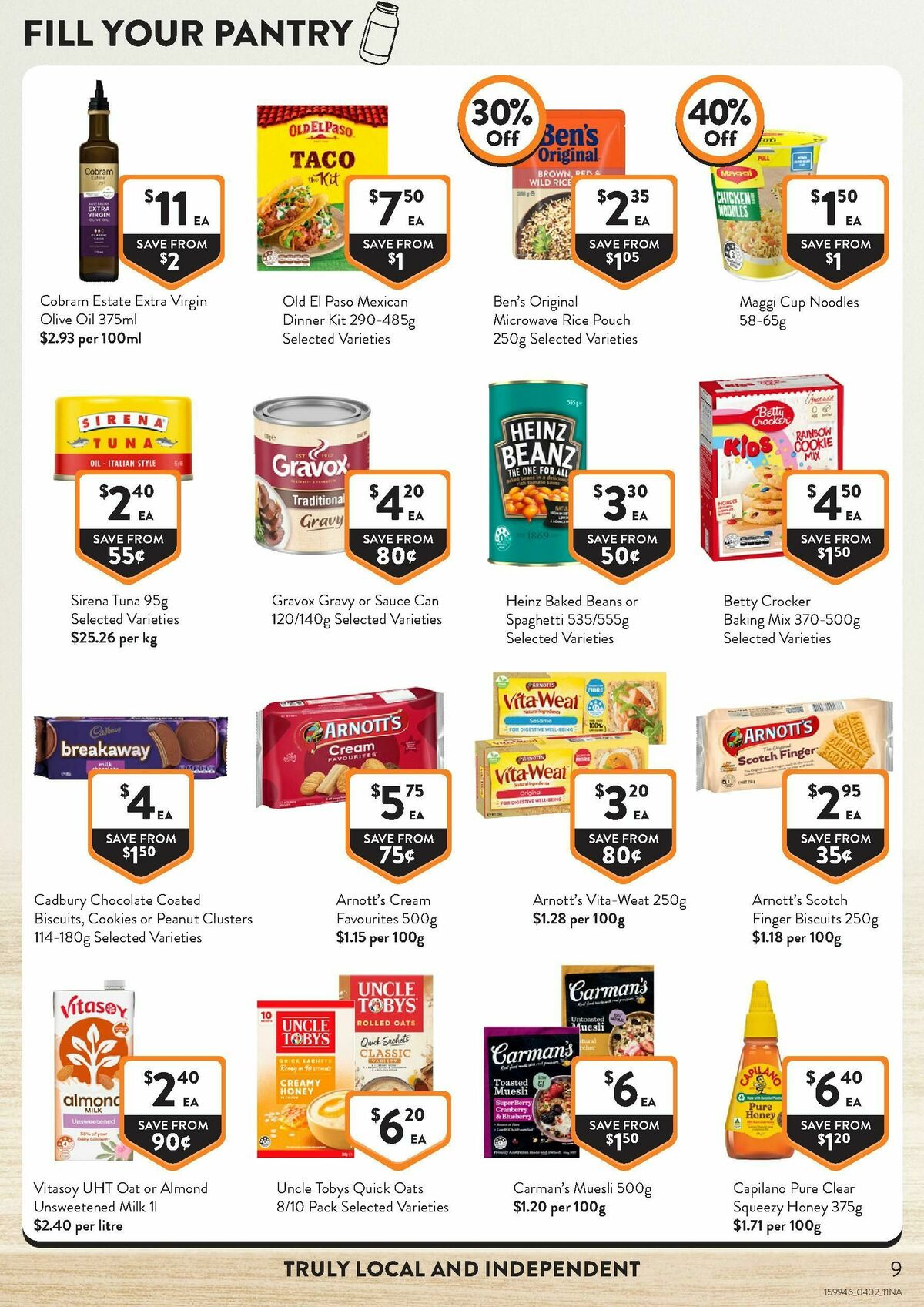 FoodWorks Catalogues from 4 February