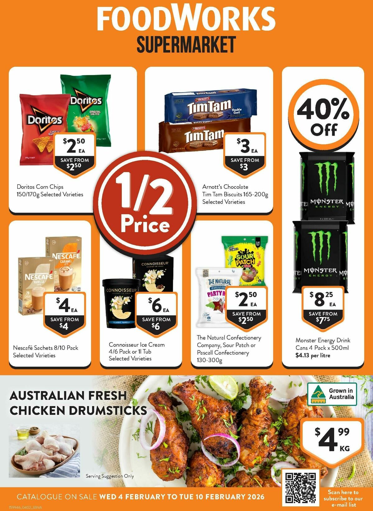 FoodWorks Supermarket Catalogues from 4 February