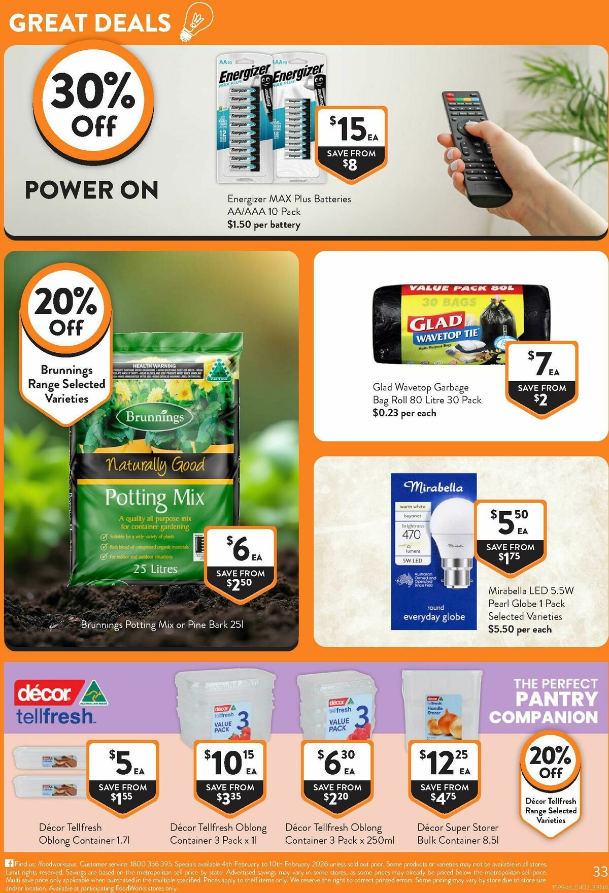 FoodWorks Supermarket Catalogues from 4 February