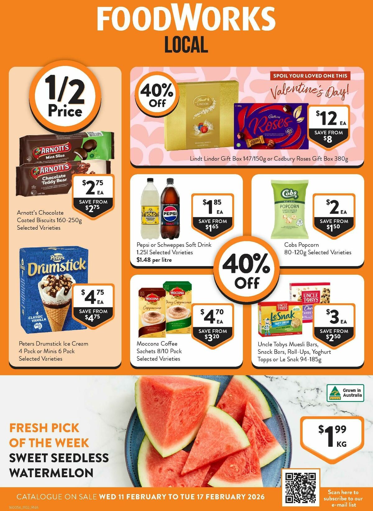 FoodWorks Catalogues from 11 February