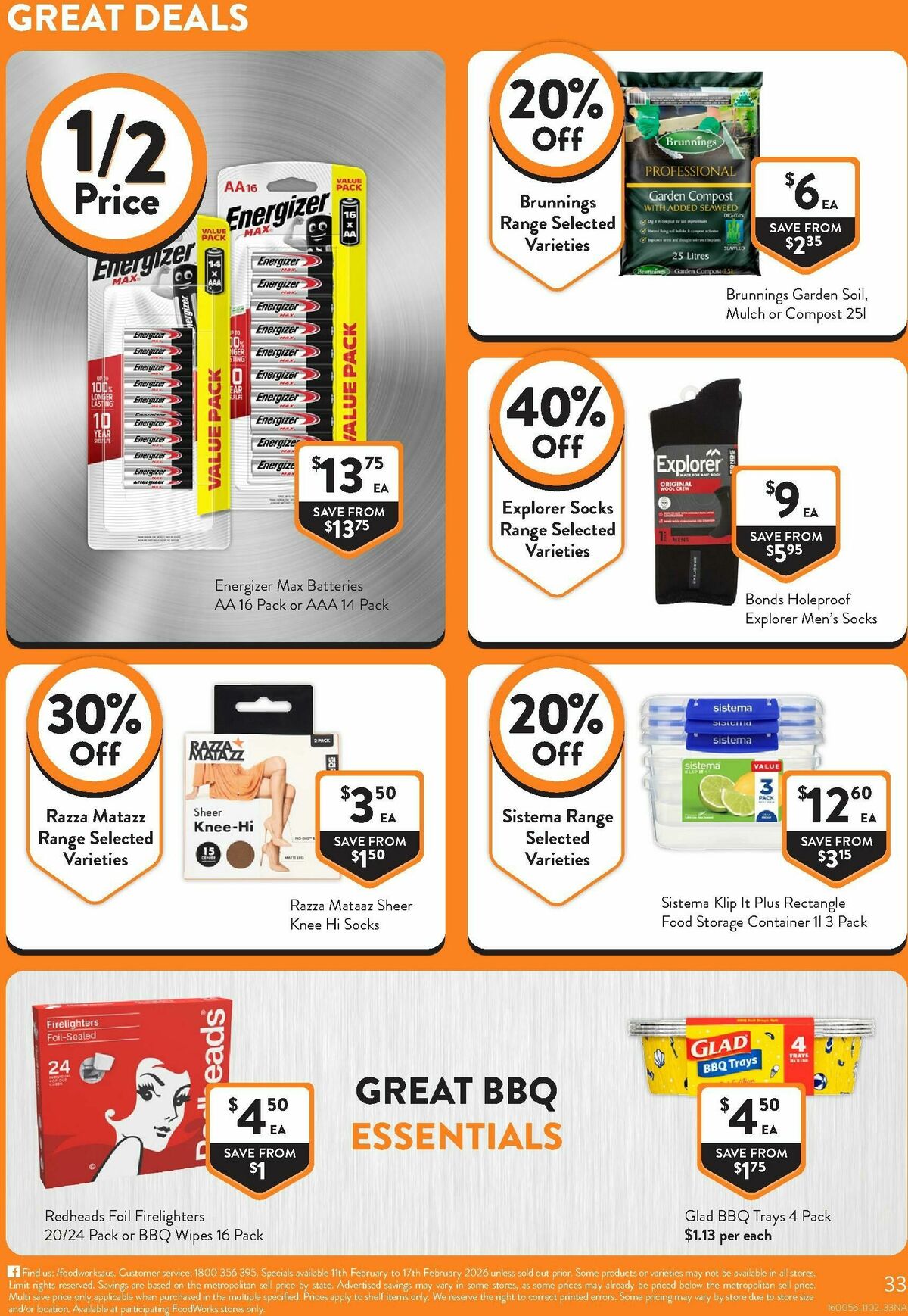 FoodWorks Supermarket Catalogues from 11 February