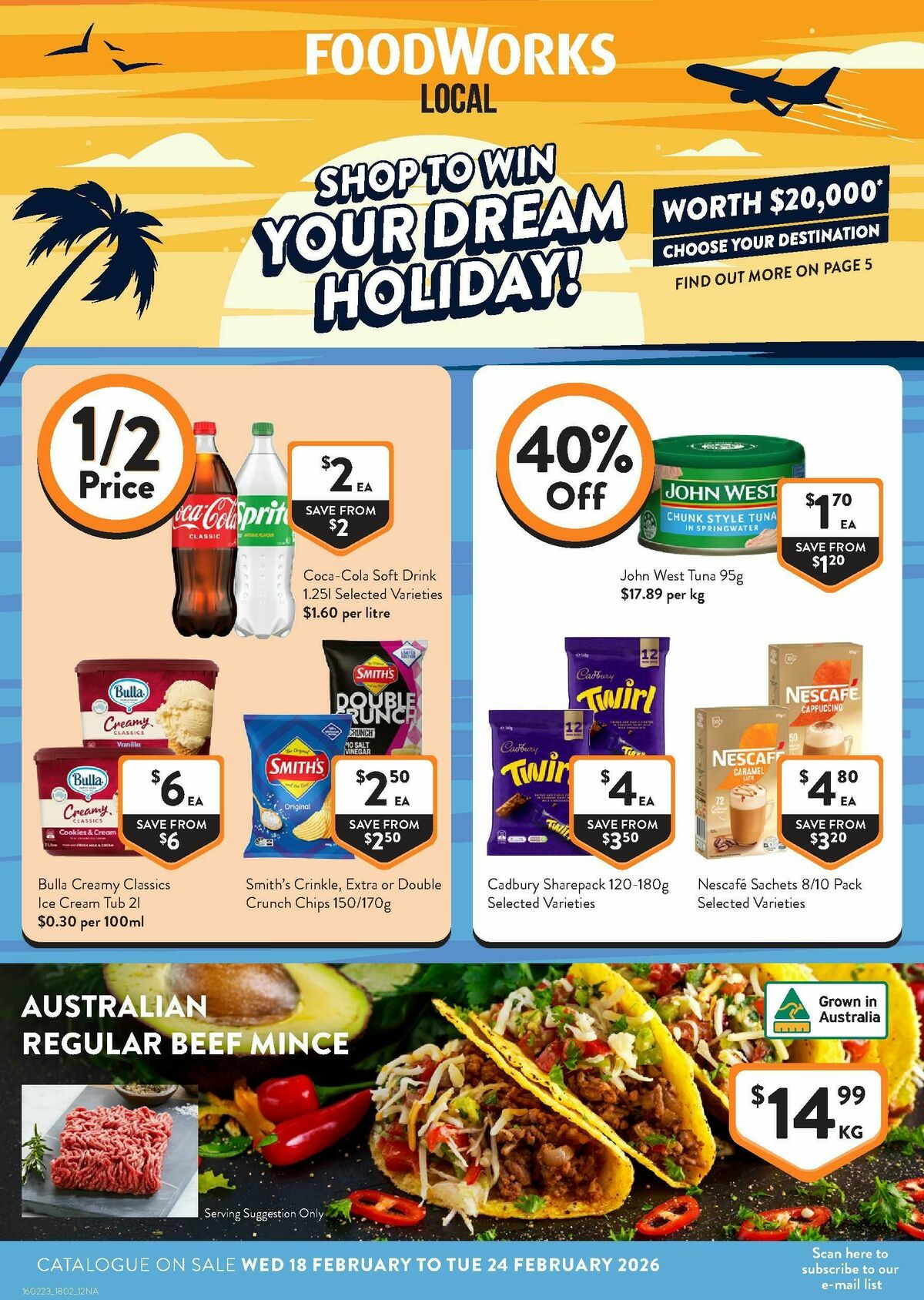 FoodWorks Catalogues from 18 February