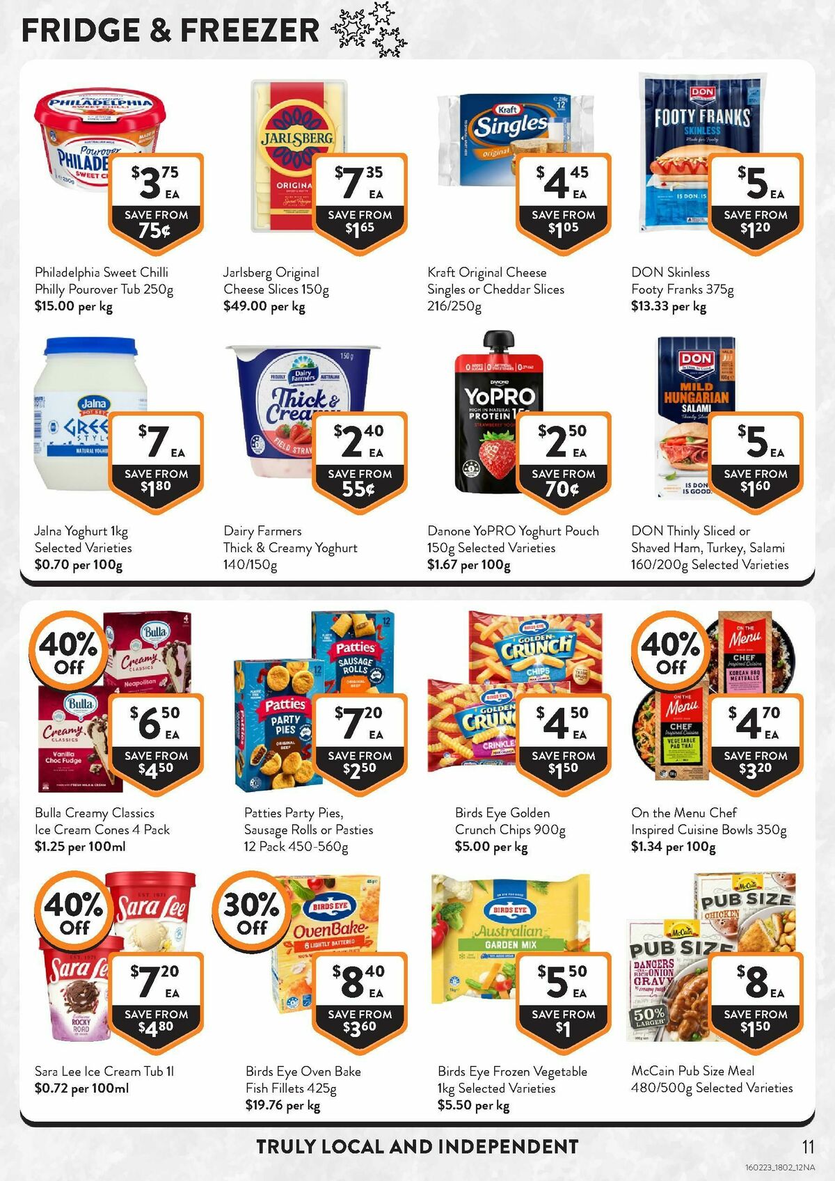 FoodWorks Catalogues from 18 February