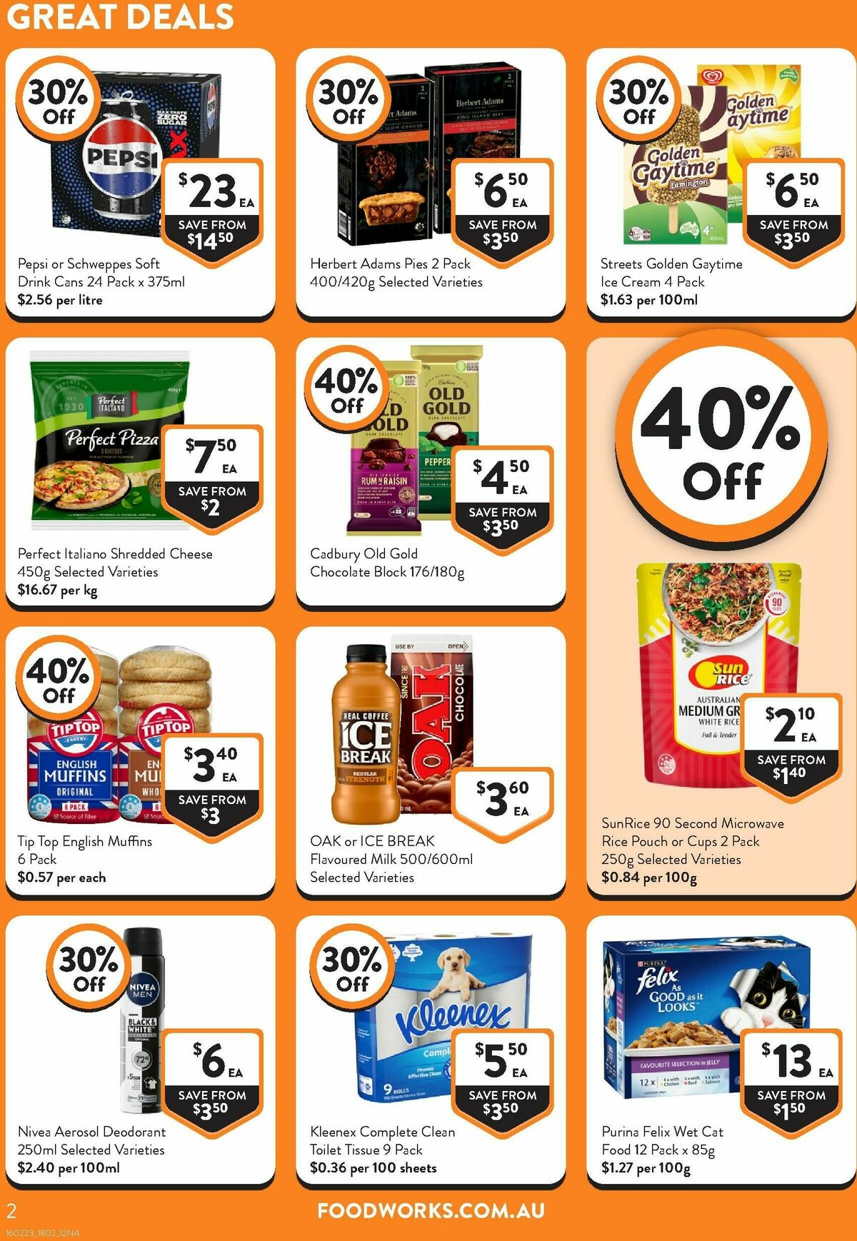 FoodWorks Catalogues from 18 February
