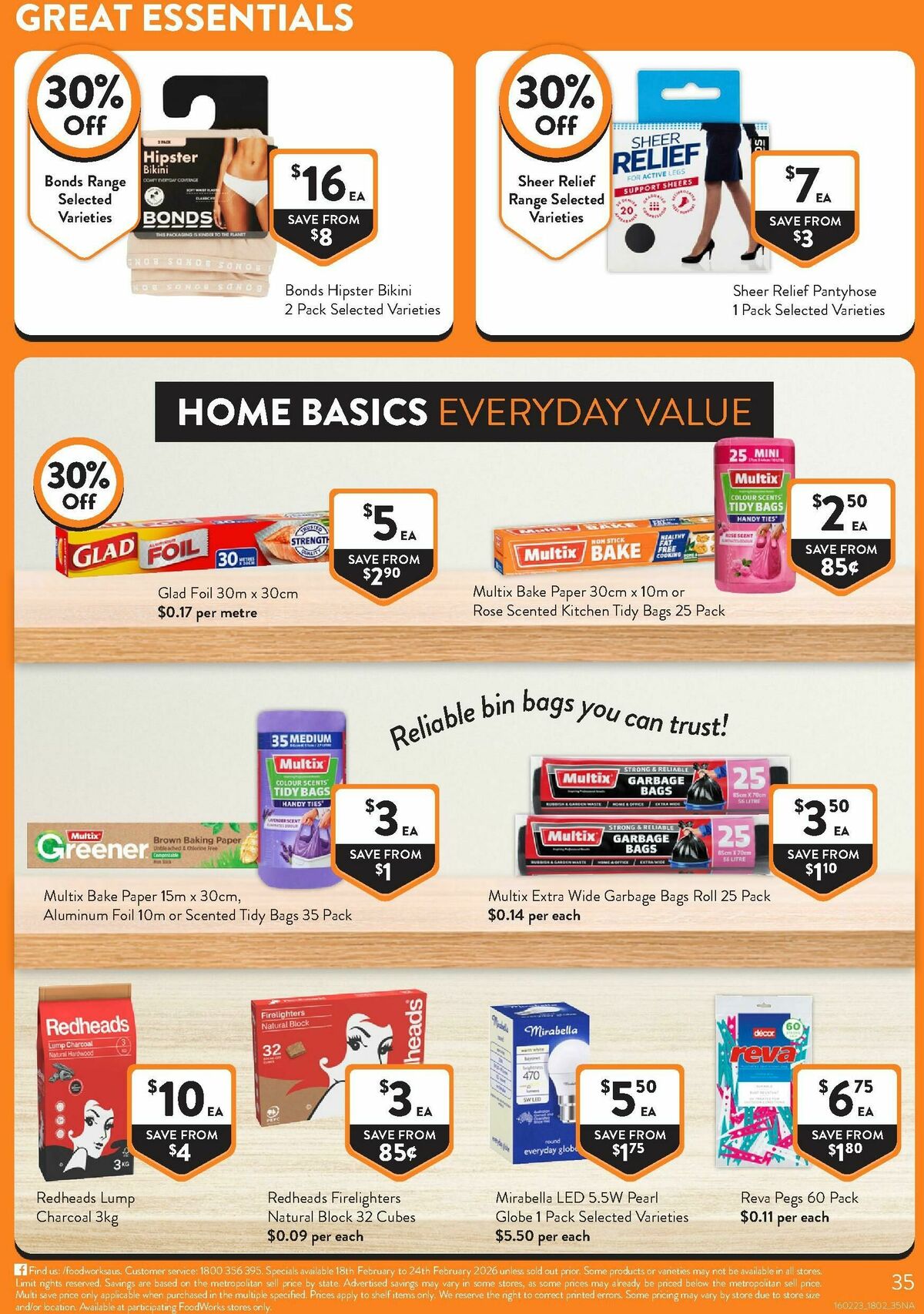 FoodWorks Supermarket Catalogues from 18 February