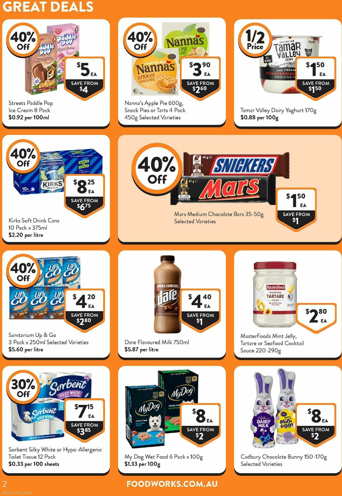 FoodWorks Catalogues from 25 February