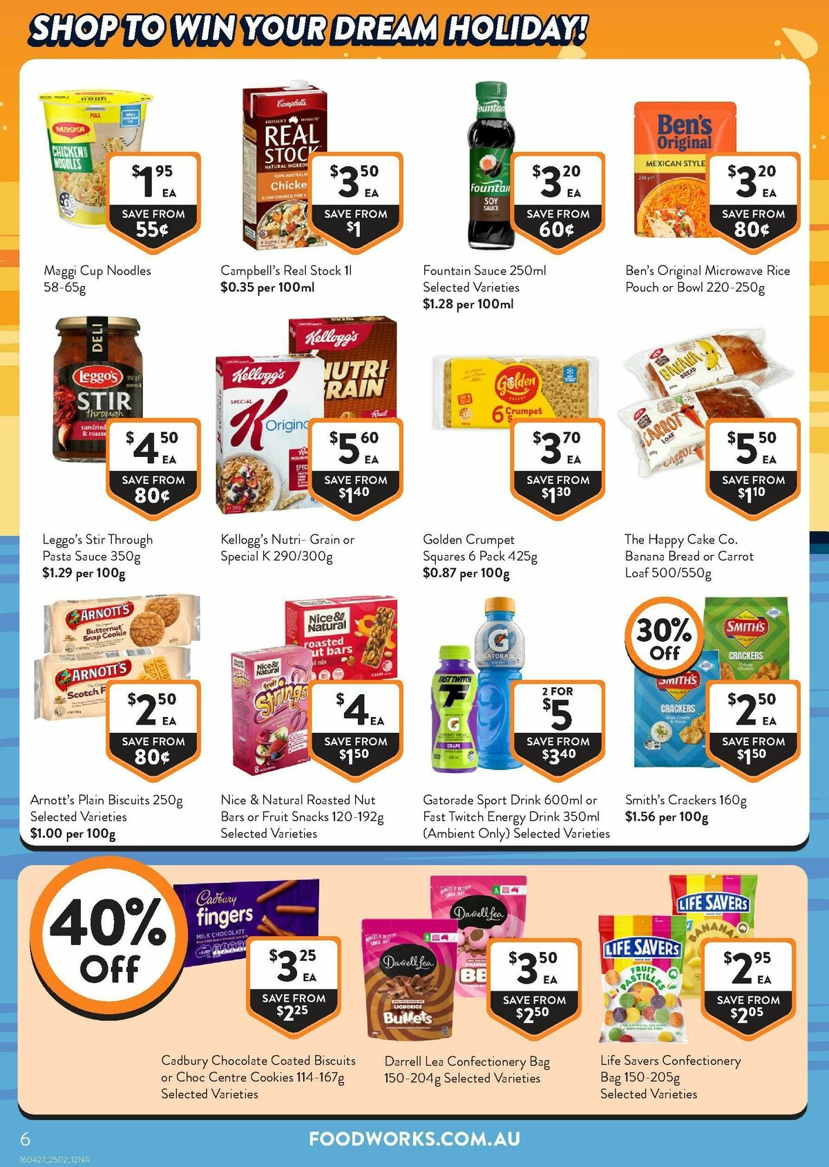 FoodWorks Catalogues from 25 February