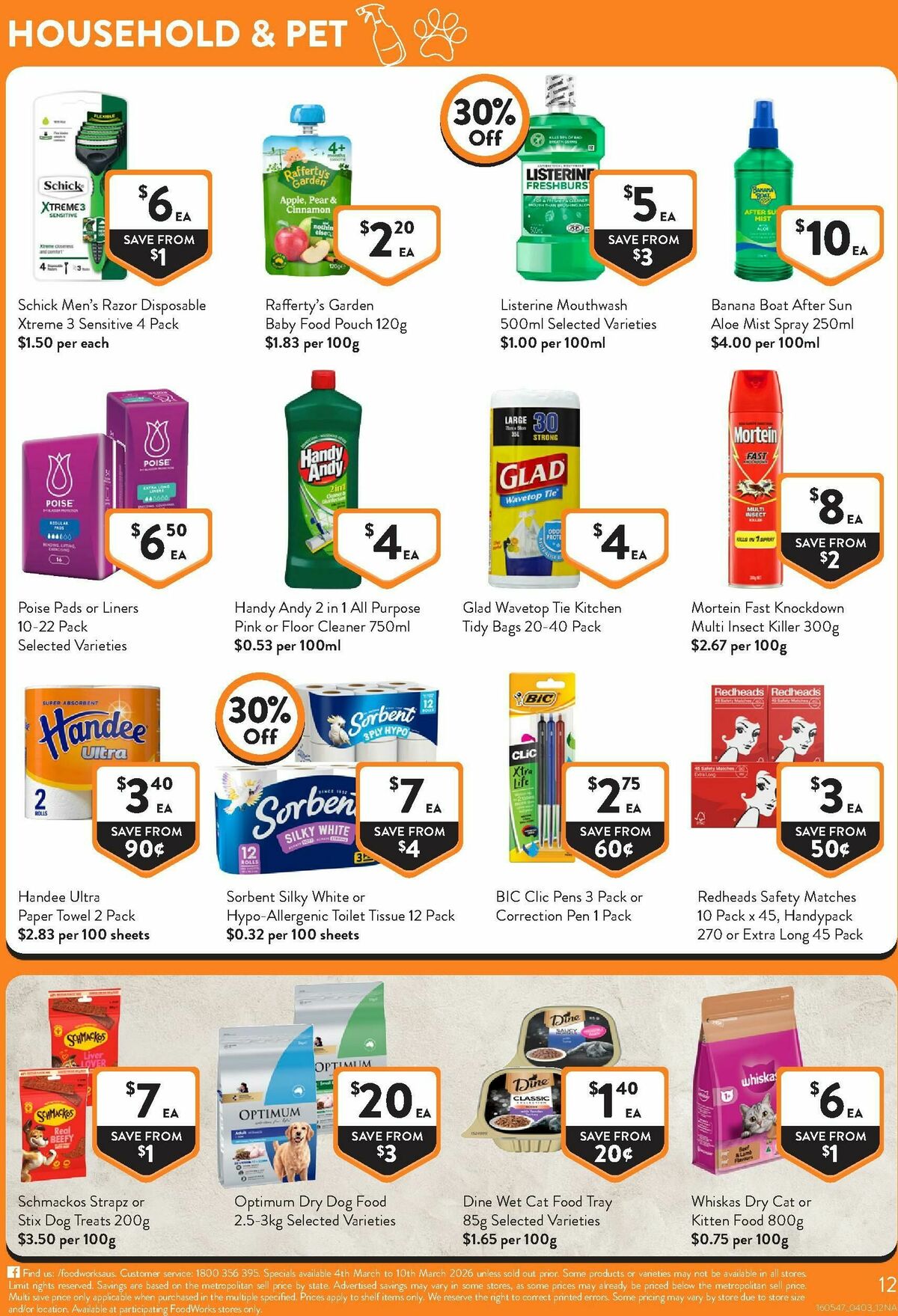 FoodWorks Catalogues from 4 March