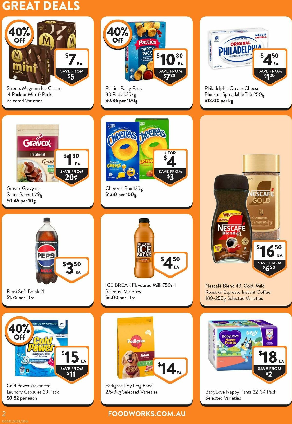 FoodWorks Catalogues from 4 March