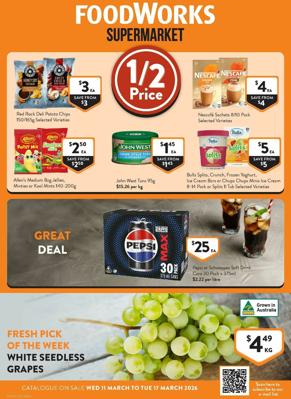 FoodWorks Supermarket Catalogues from 11 March