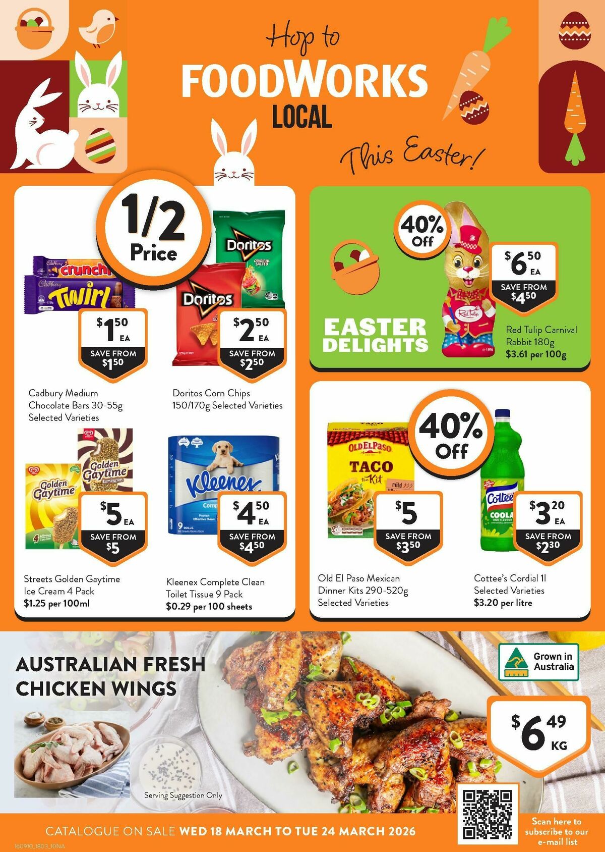 FoodWorks Catalogues from 18 March