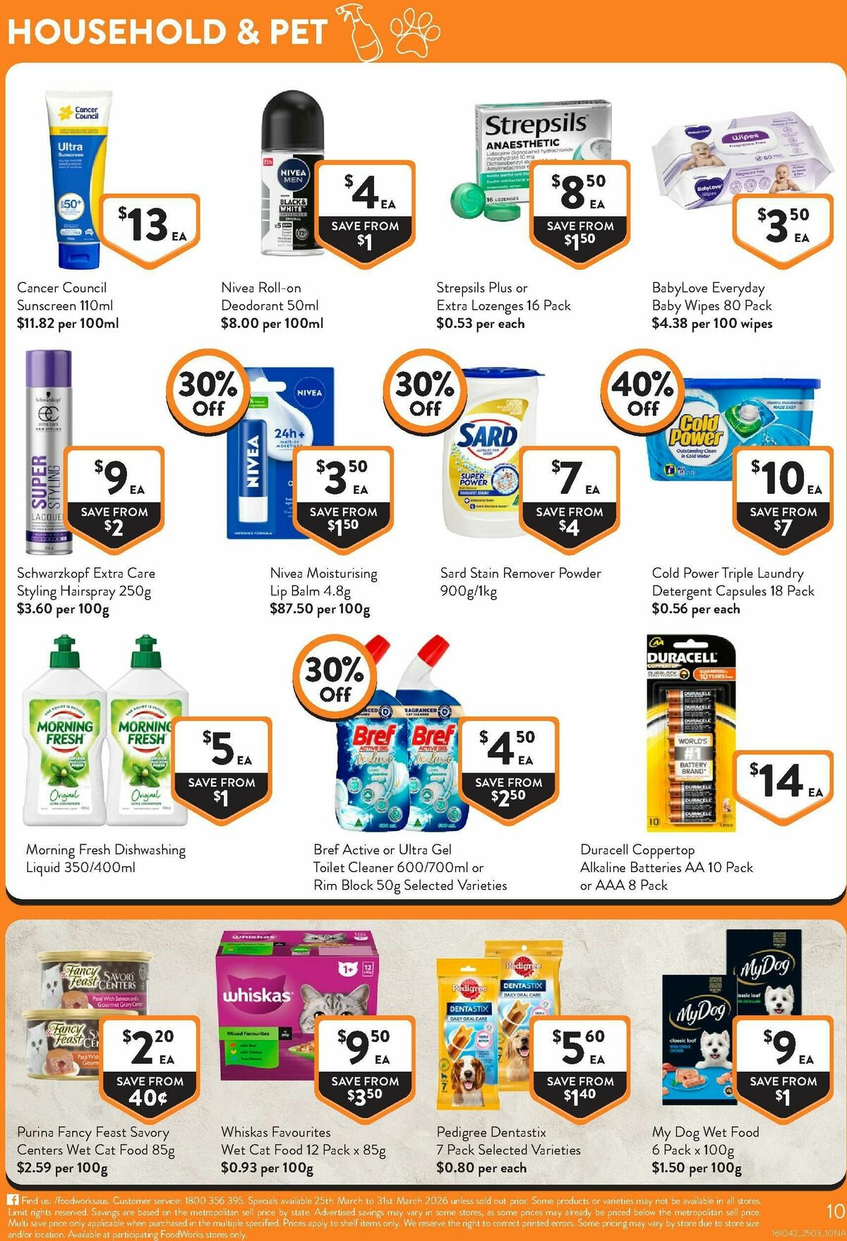 FoodWorks Catalogues from 25 March