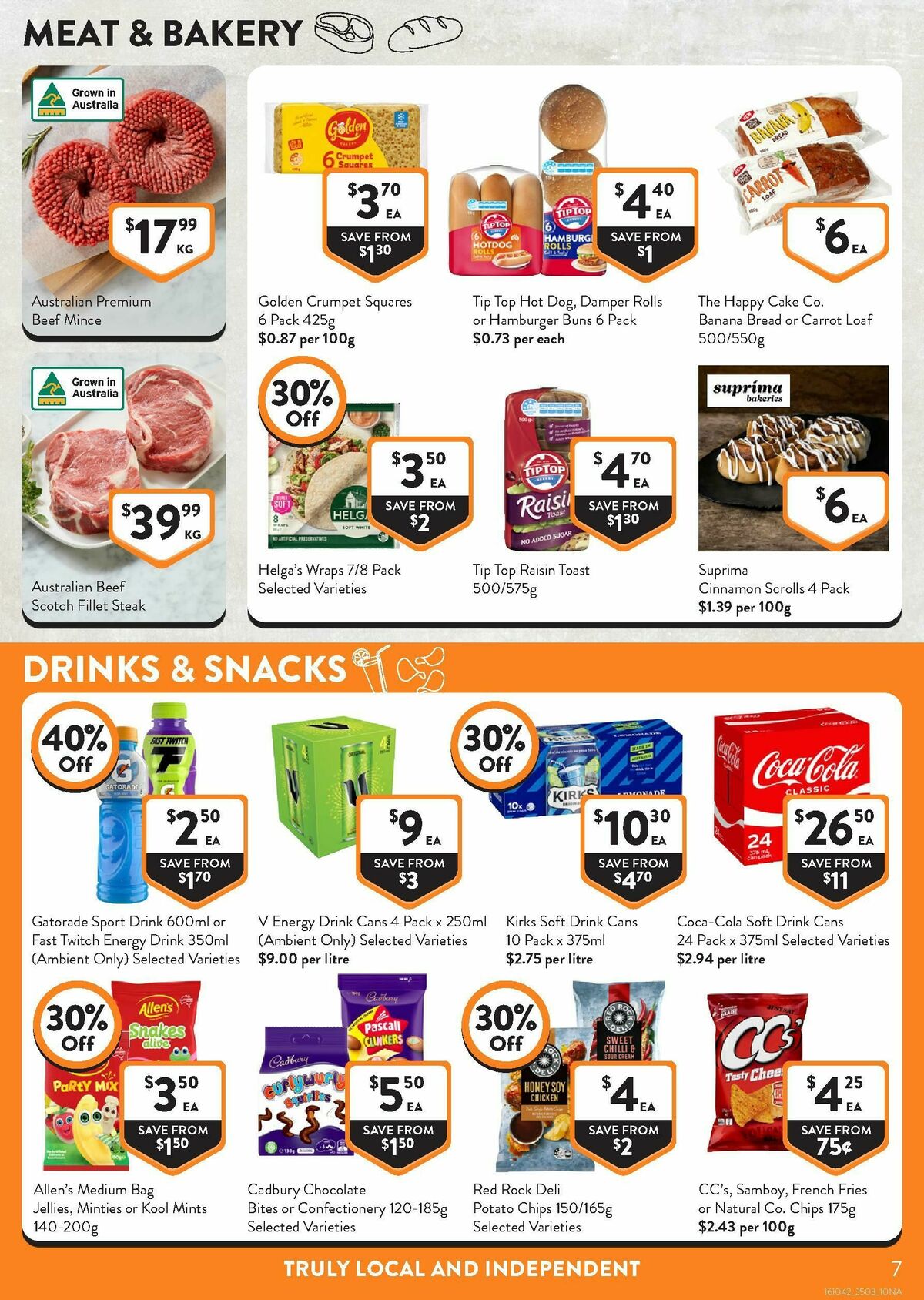 FoodWorks Catalogues from 25 March