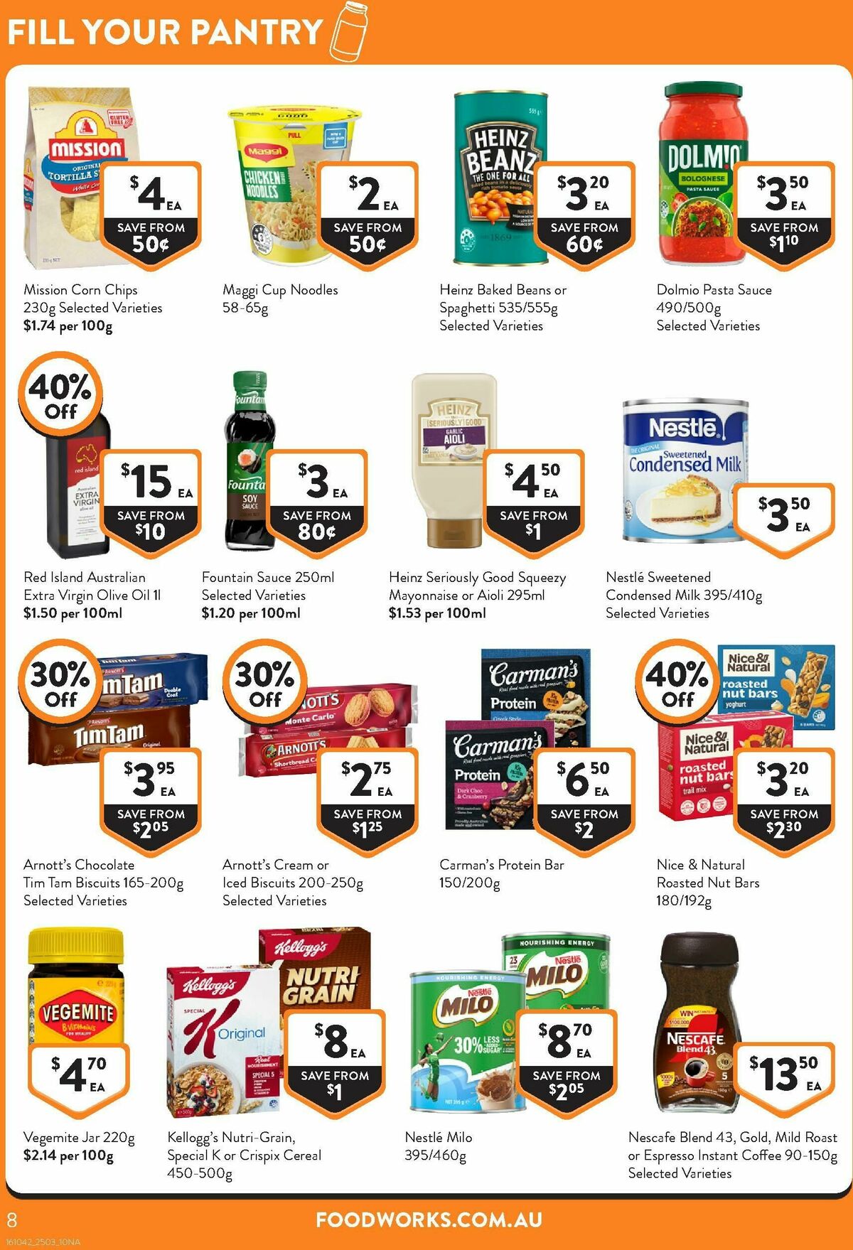 FoodWorks Catalogues from 25 March