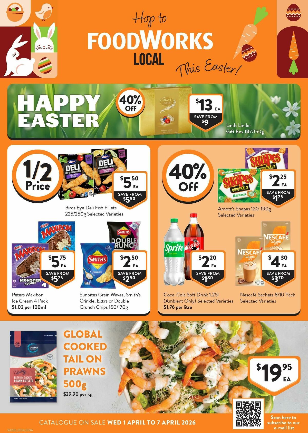 FoodWorks Catalogues from 1 April