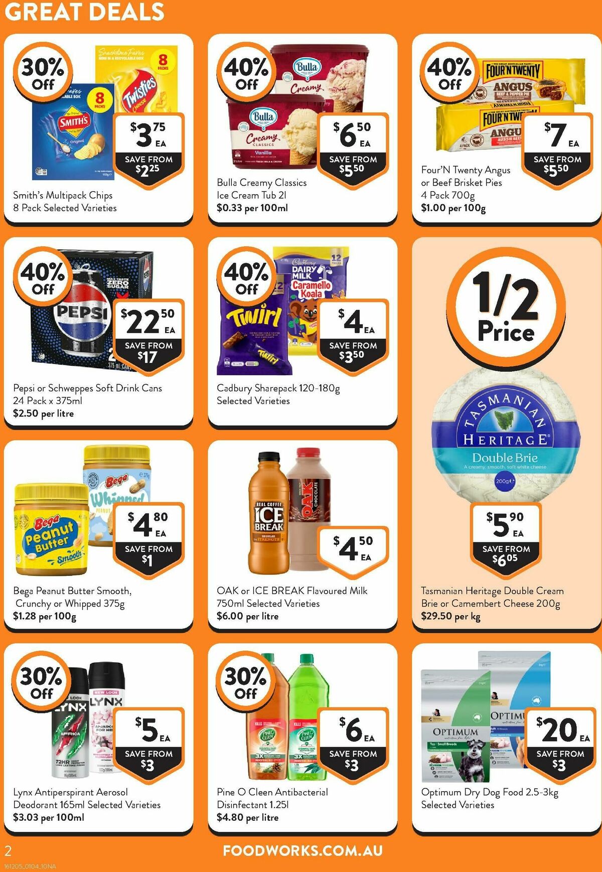 FoodWorks Catalogues from 1 April