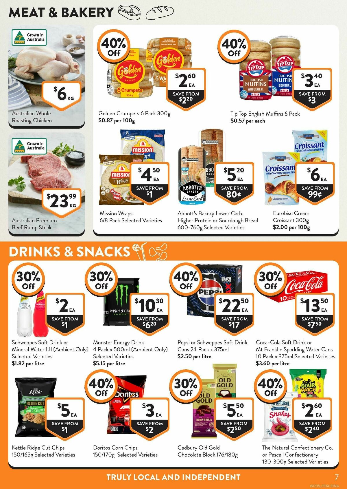 FoodWorks Catalogues from 1 April