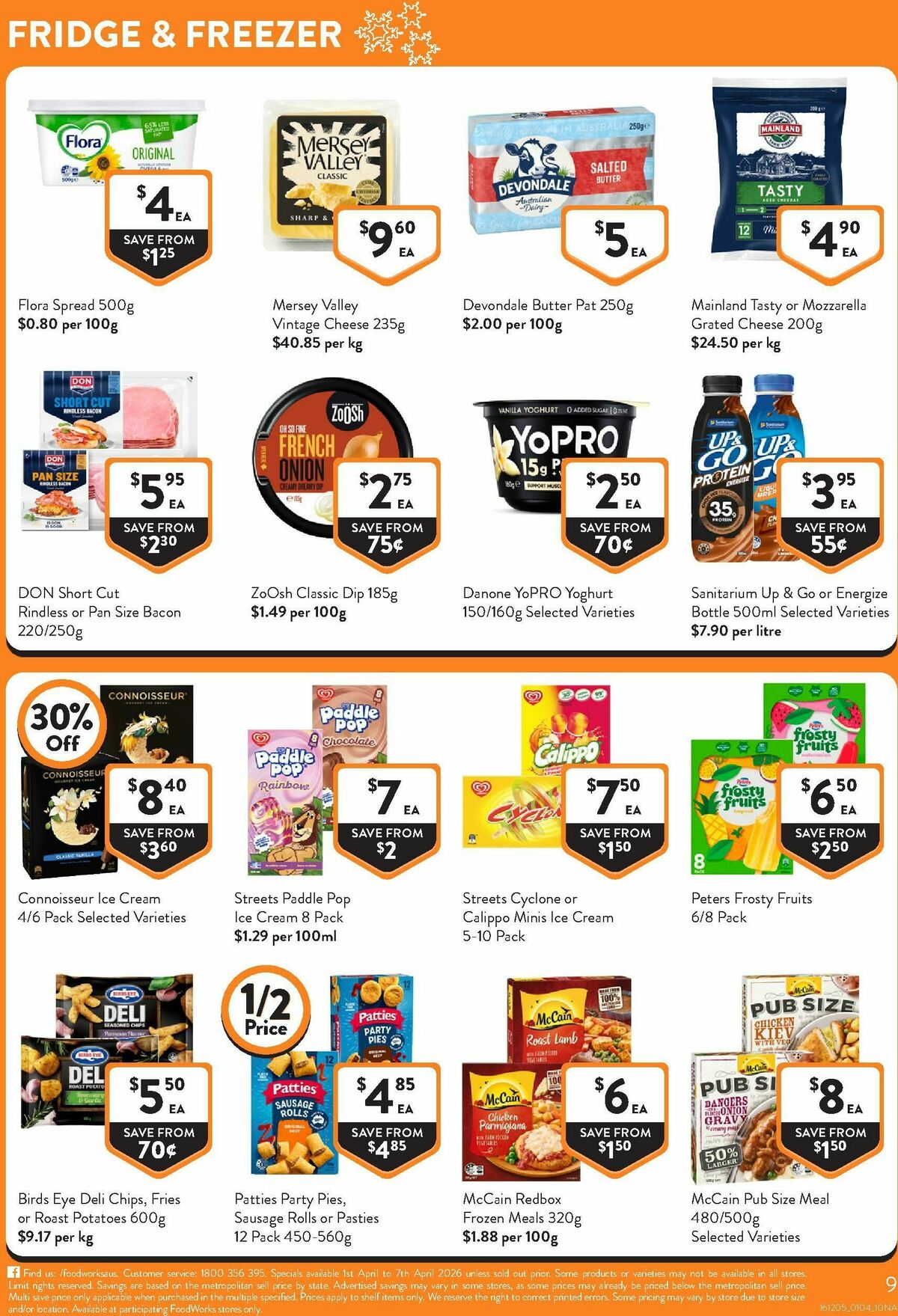 FoodWorks Catalogues from 1 April