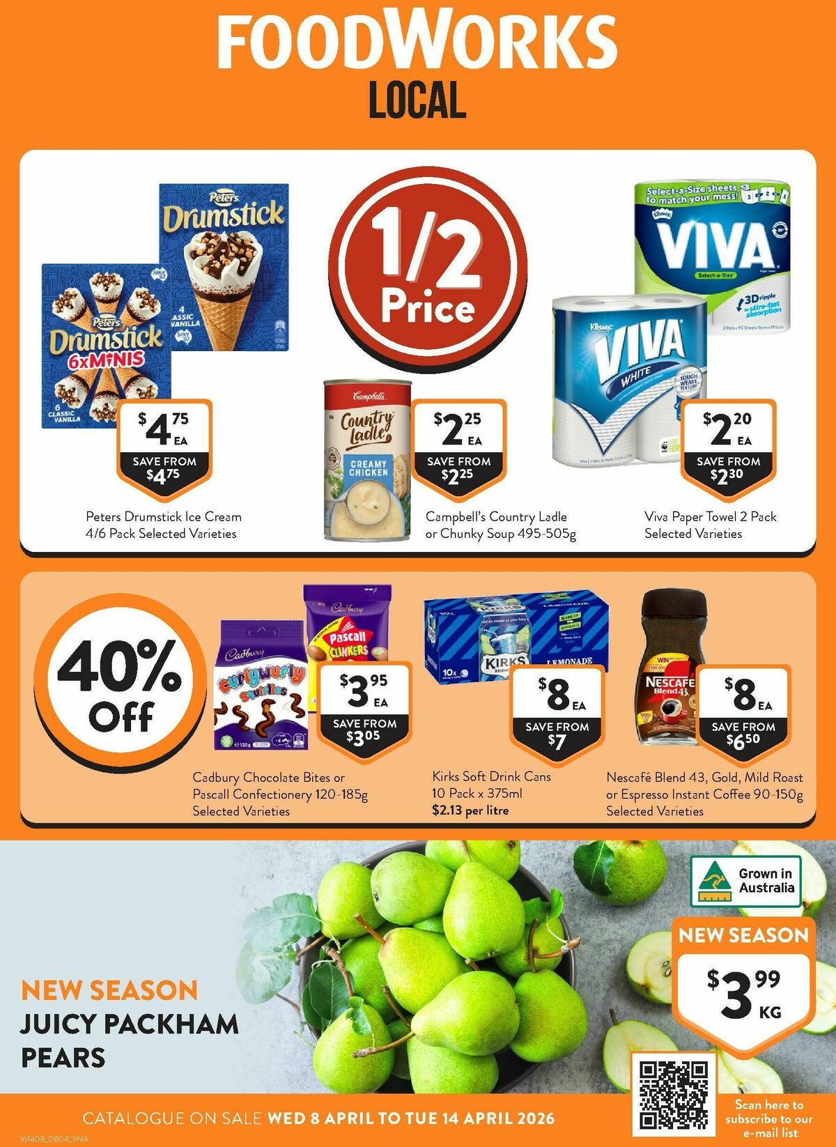 FoodWorks Catalogues from 8 April