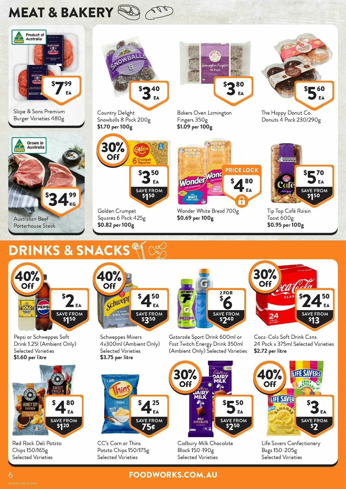 FoodWorks Catalogues from 8 April