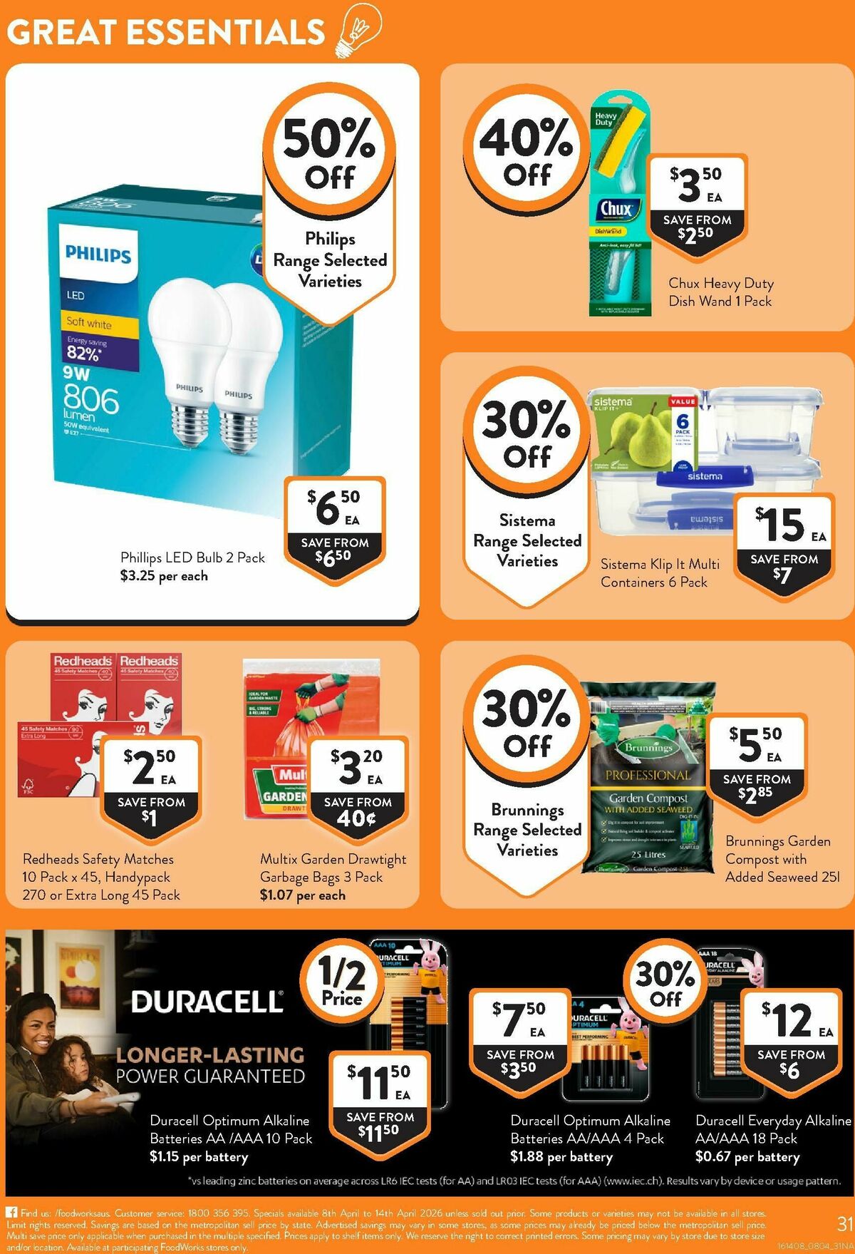 FoodWorks Supermarket Catalogues from 8 April